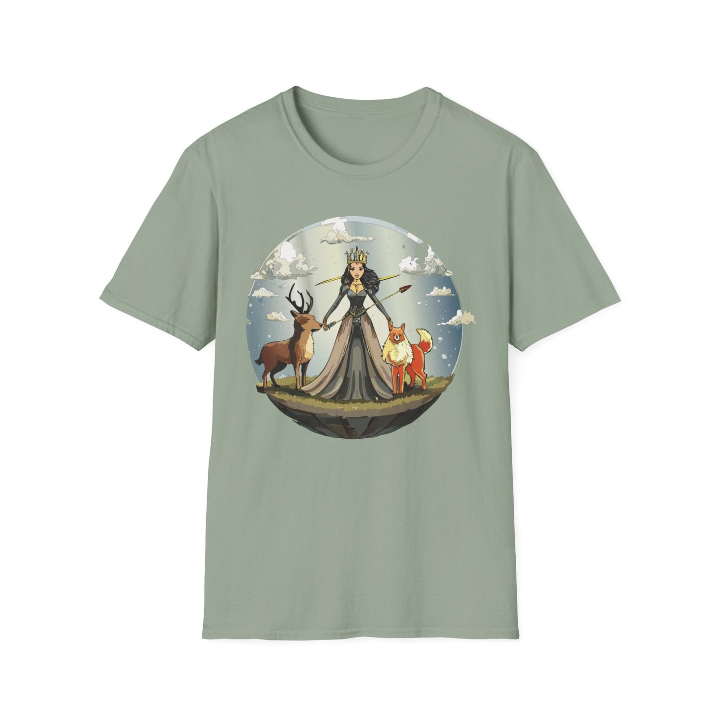 Womens Graphic T Shirt Art Design Tee Softstyle Gildan 64000 Cotton Comfort Fit Casual Wear