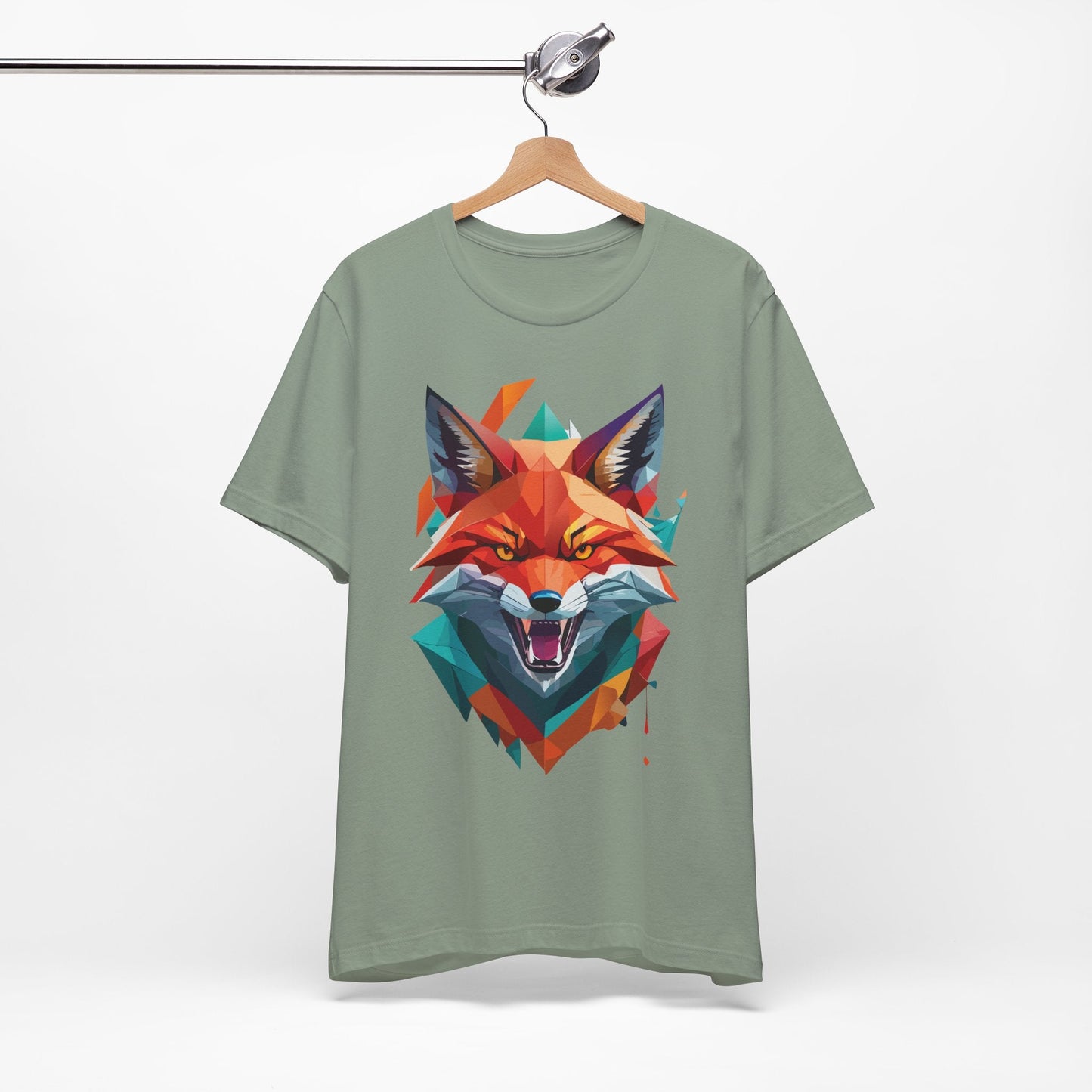 Unisex Animal Print Tee Shirt With Wild Animals Art Design For Men Women Soft Cotton
