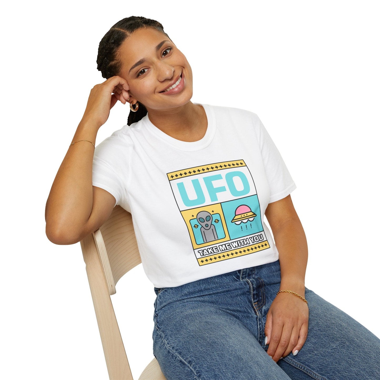 UFO Take Me With You Graphic TShirt