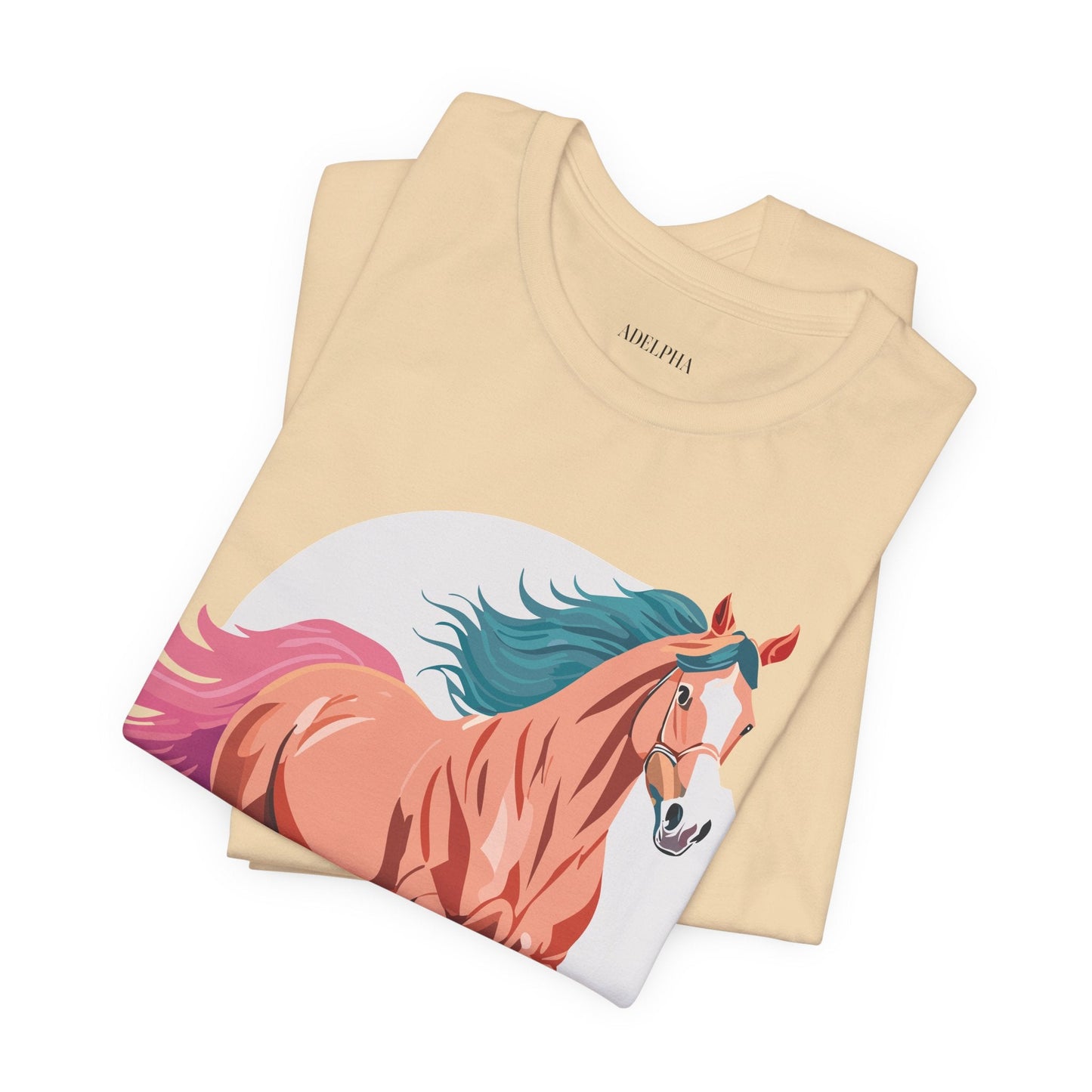 Horse Graphic Unisex 100 Cotton Vintage Animal Art T-Shirt 19