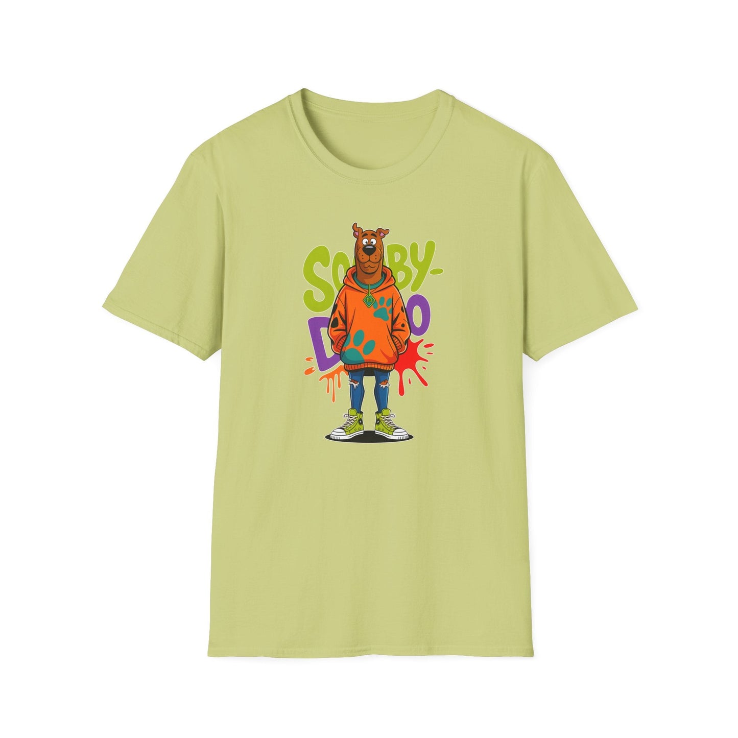 Unisex Cartoon T Shirt With Animation Funny Animals Tee Gildan Softstyle 64000 100 Percent Cotton