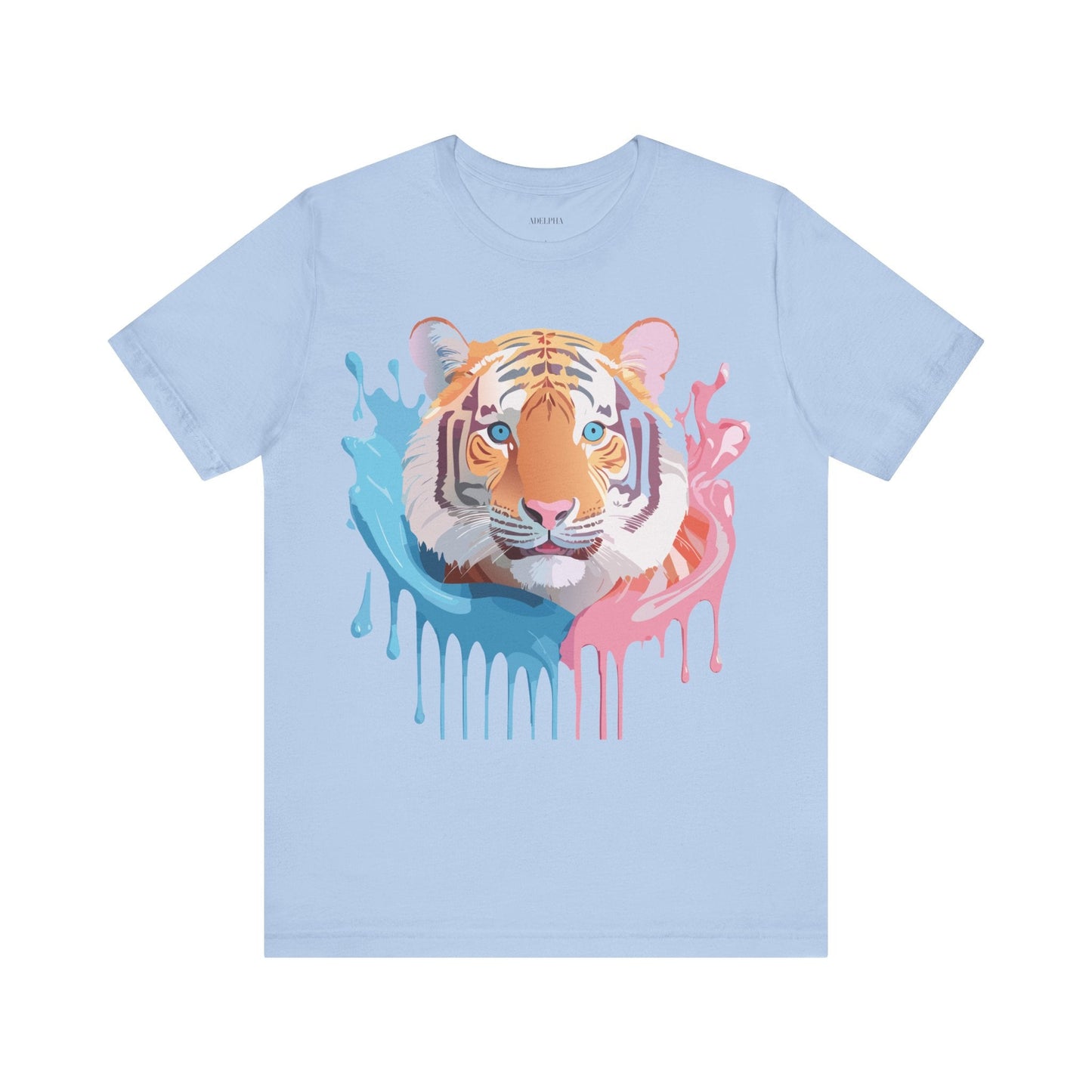 Tiger Graphic T Shirt Unisex Short Sleeve Tee By Adelpha Artwork Vintage Inspired