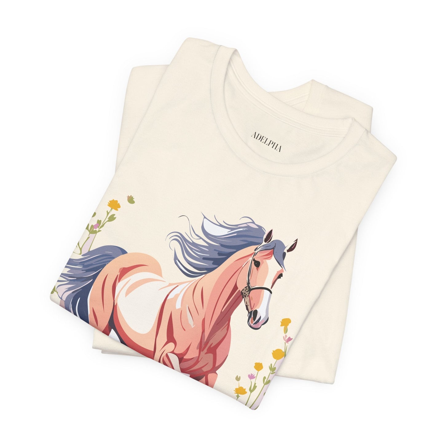 Horse Graphic Unisex 100 Cotton Vintage Animal Art T-Shirt 9