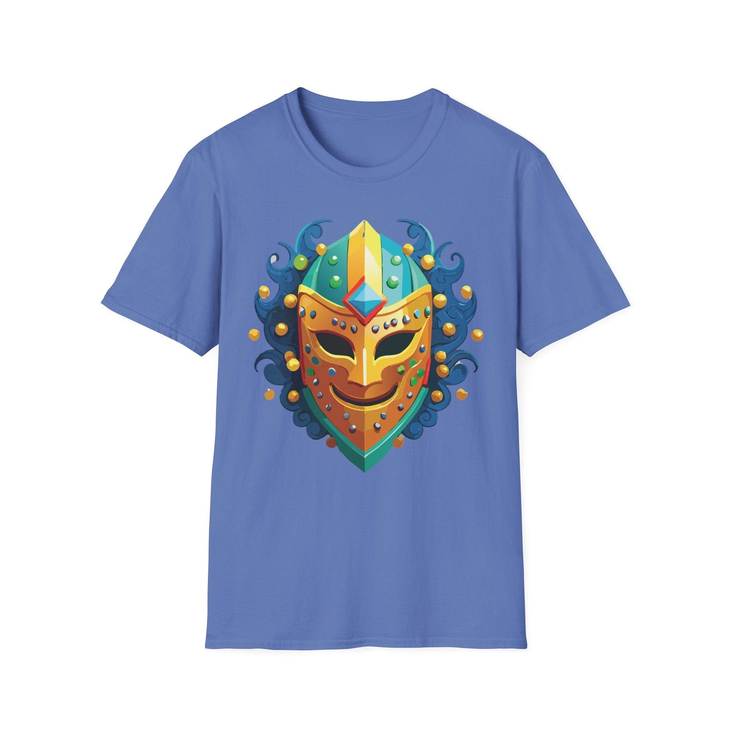 Unisex Mask Tee Shirt Gildan Softstyle 64000 100 Percent Ring Spun Cotton Comfort