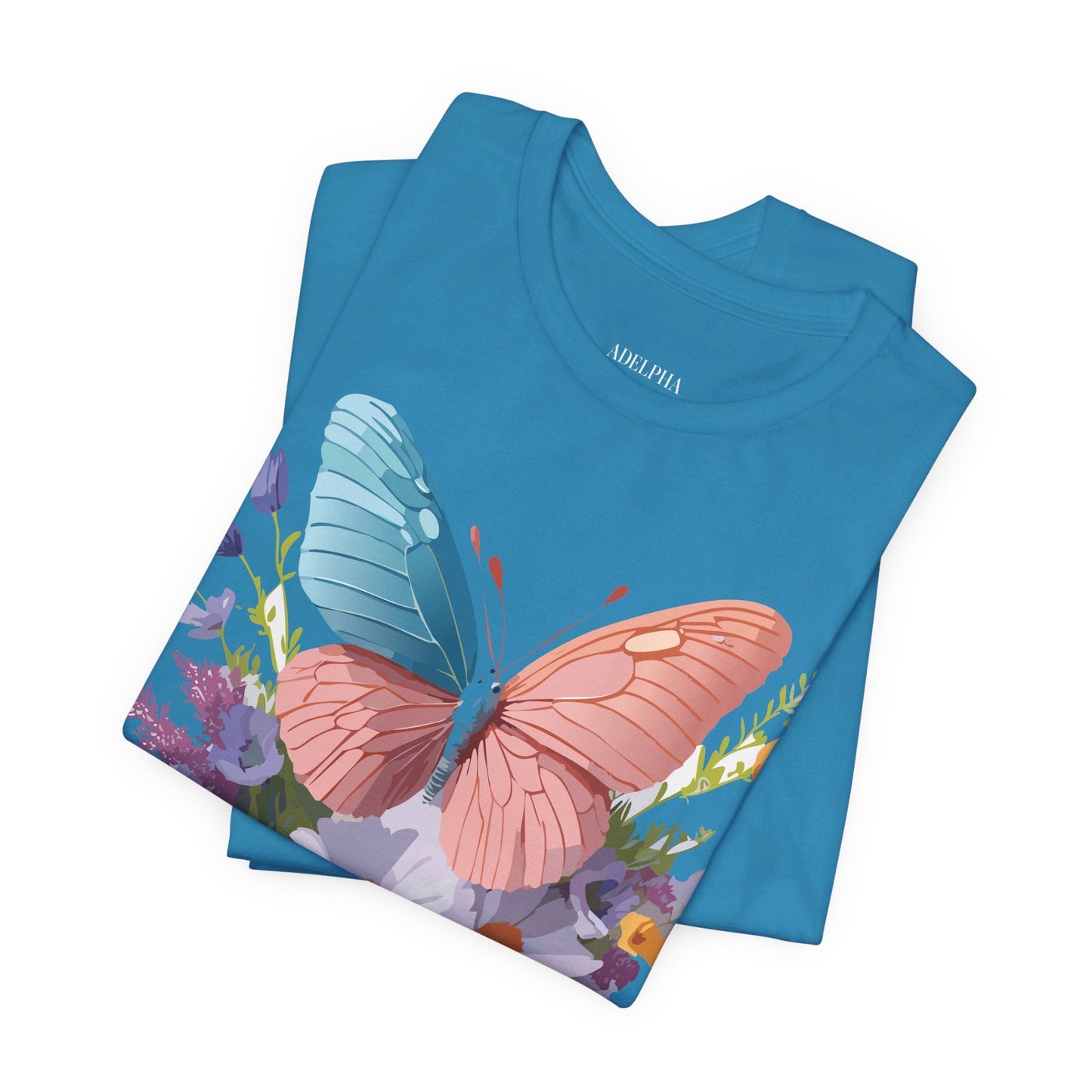 Butterfly Graphic Tee Unisex Adelpha Art Vintage Inspired Short Sleeve Shirt