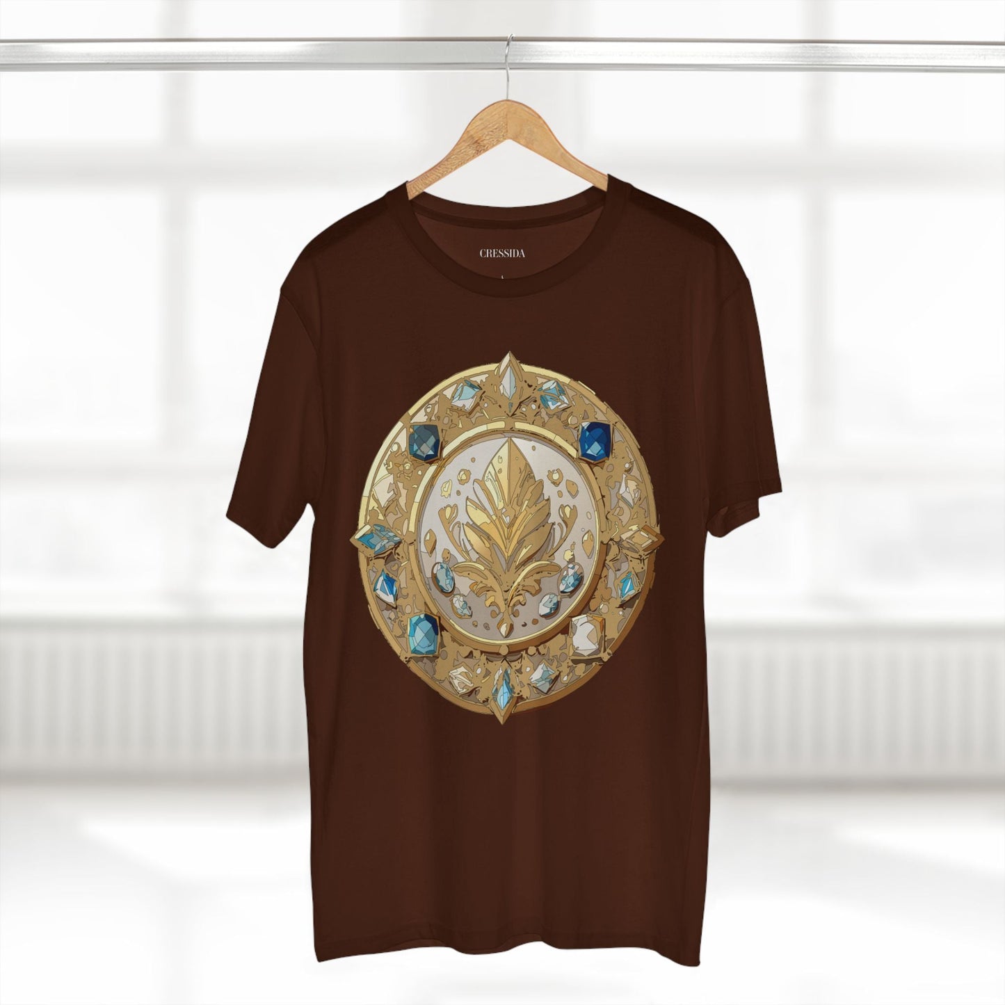 Medallion Graphic T-Shirt Unisex 100 Cotton With Gold Art Design Medal Tee 25