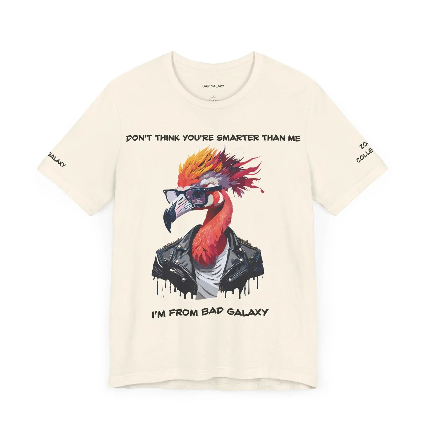 Animal T Shirt Made To Order In USA From Bad Galaxy With Eco Friendly Inks And 100 Percent Cotton