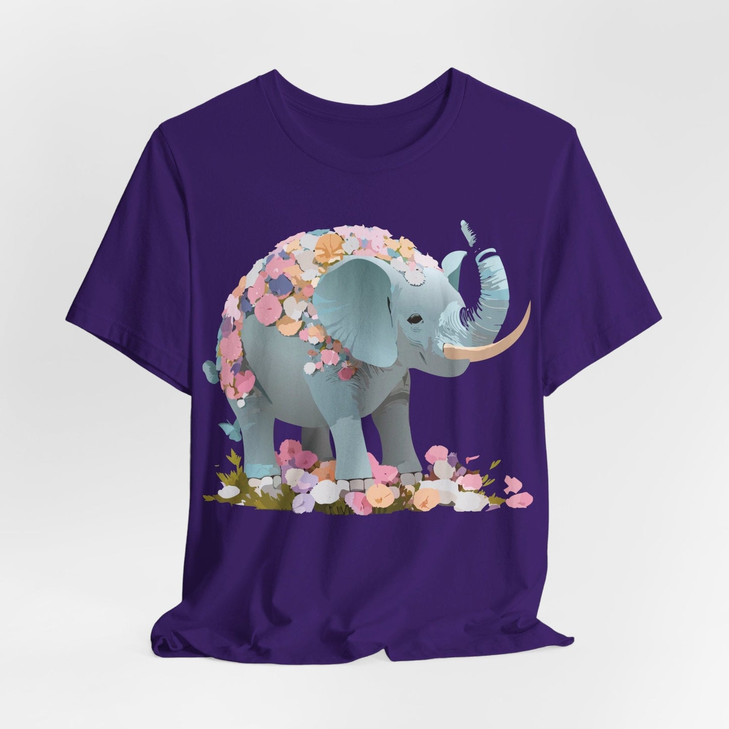 Elephant Graphic T Shirt Unisex Vintage Inspired Art Tee By Adelpha Short Sleeve