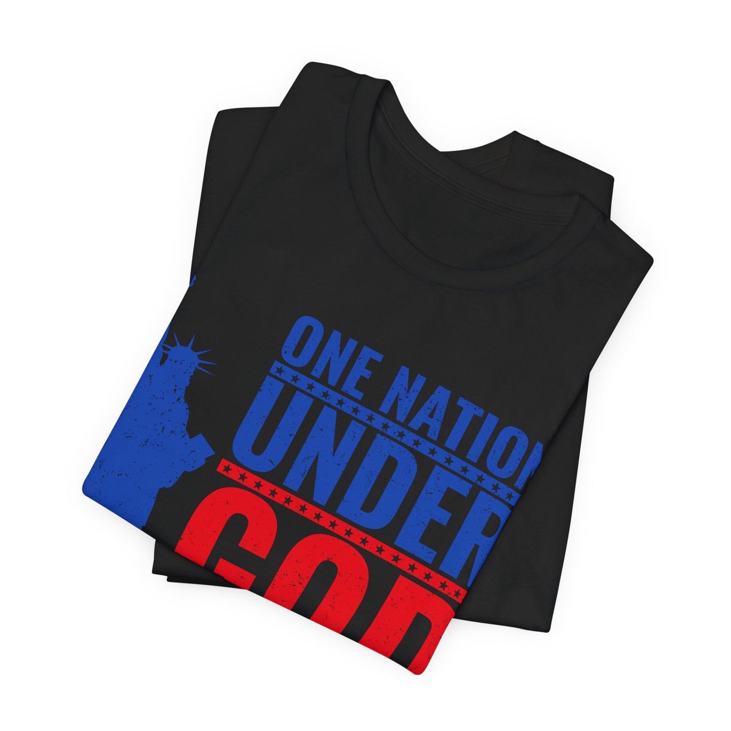 Statue of Liberty Patriotic Graphic Unisex Cotton T-Shirt a6