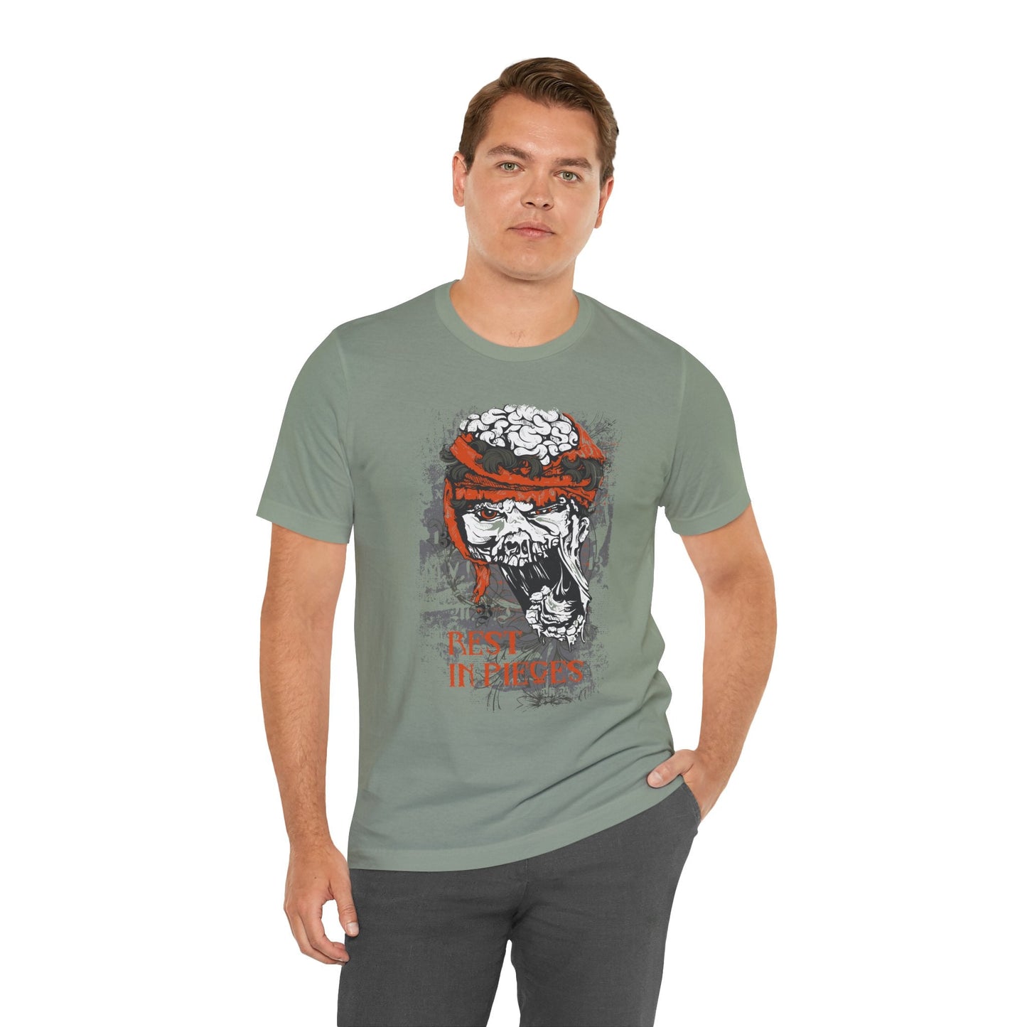 Skull Graphic Unisex Cotton T-Shirt r10