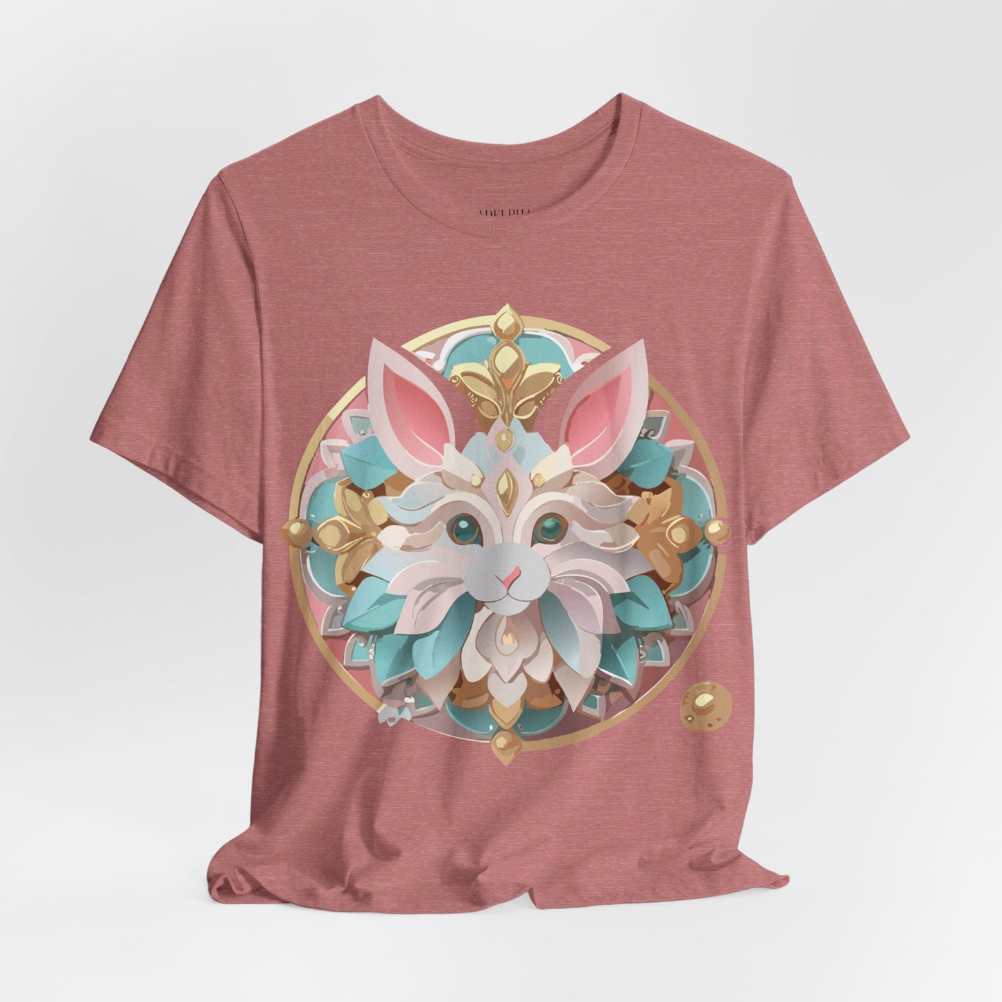 Medallion Graphic Unisex 100 Cotton Vintage Animal Medal Artwork Tee 88