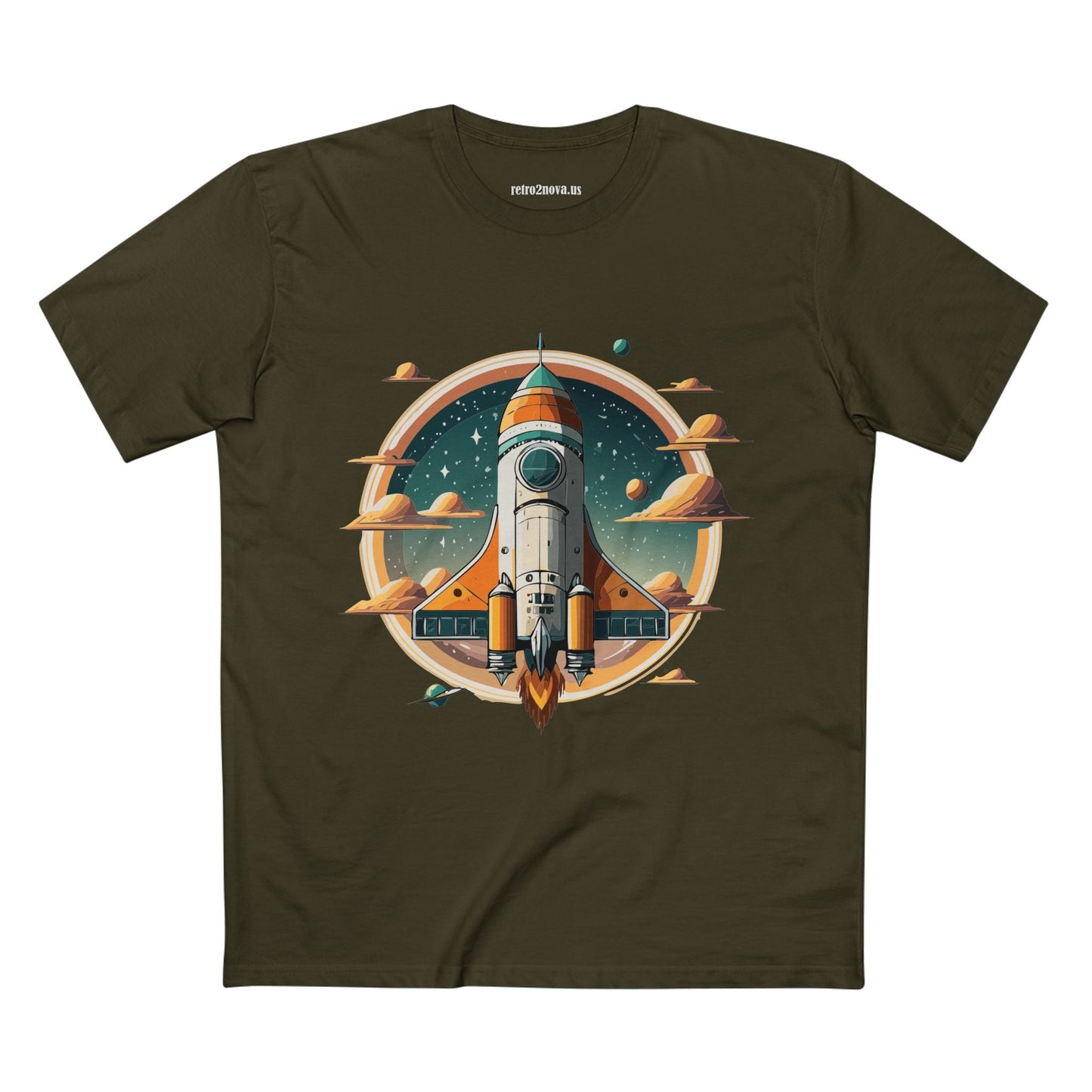 Cosmos Shirt Unisex Premium Cotton Tee With Original Art Design By Retro2Nova Collection