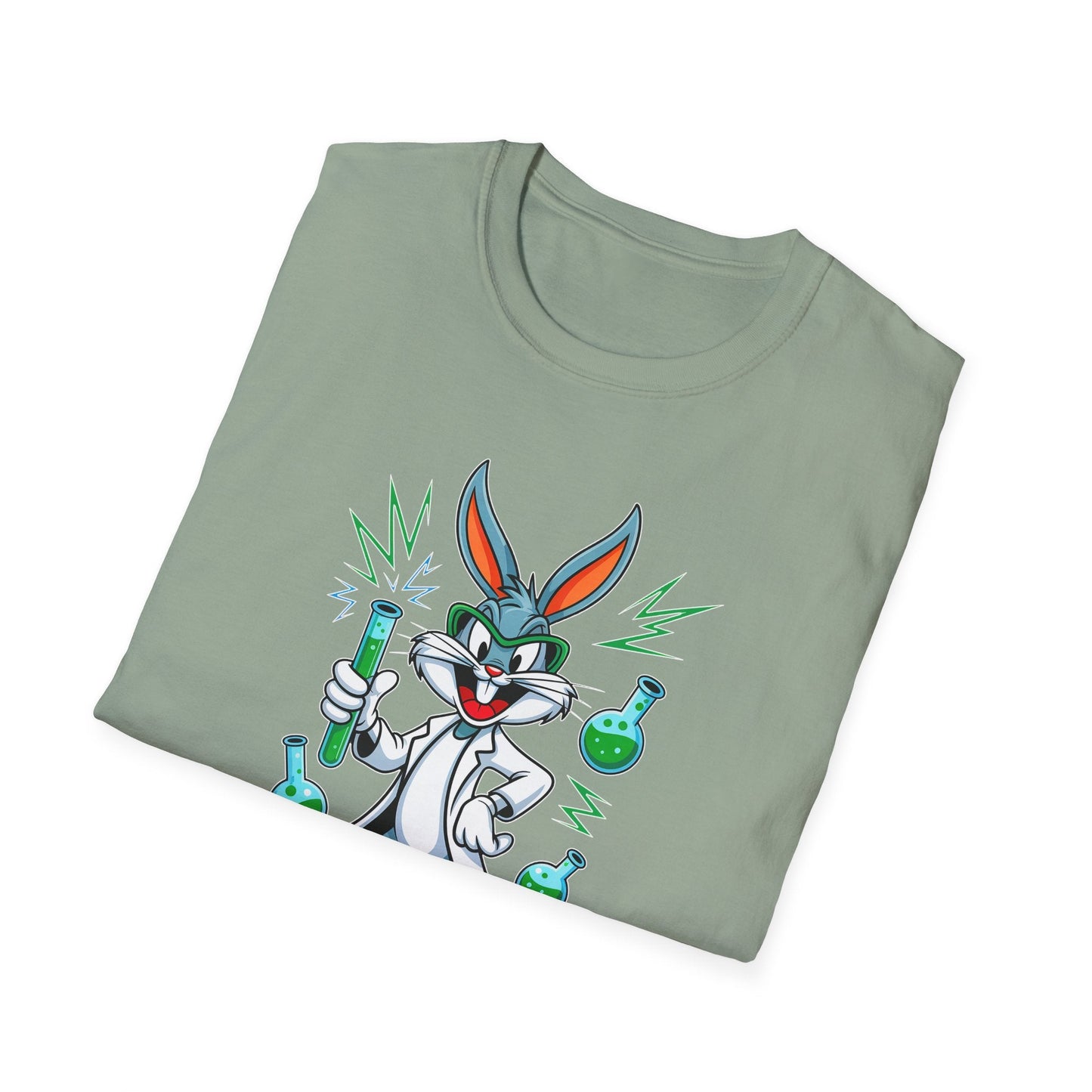 Cartoon Bunny Graphic Unisex Cotton Animal Animation Artwork Design Tee 23