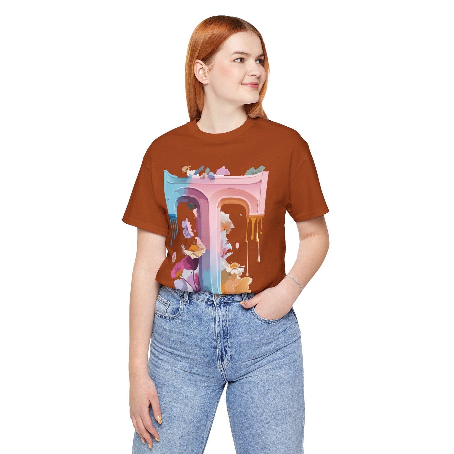 Unisex Graphic Letter T Shirt by Adelpha Vintage Inspired Art Tee Short Sleeve Premium