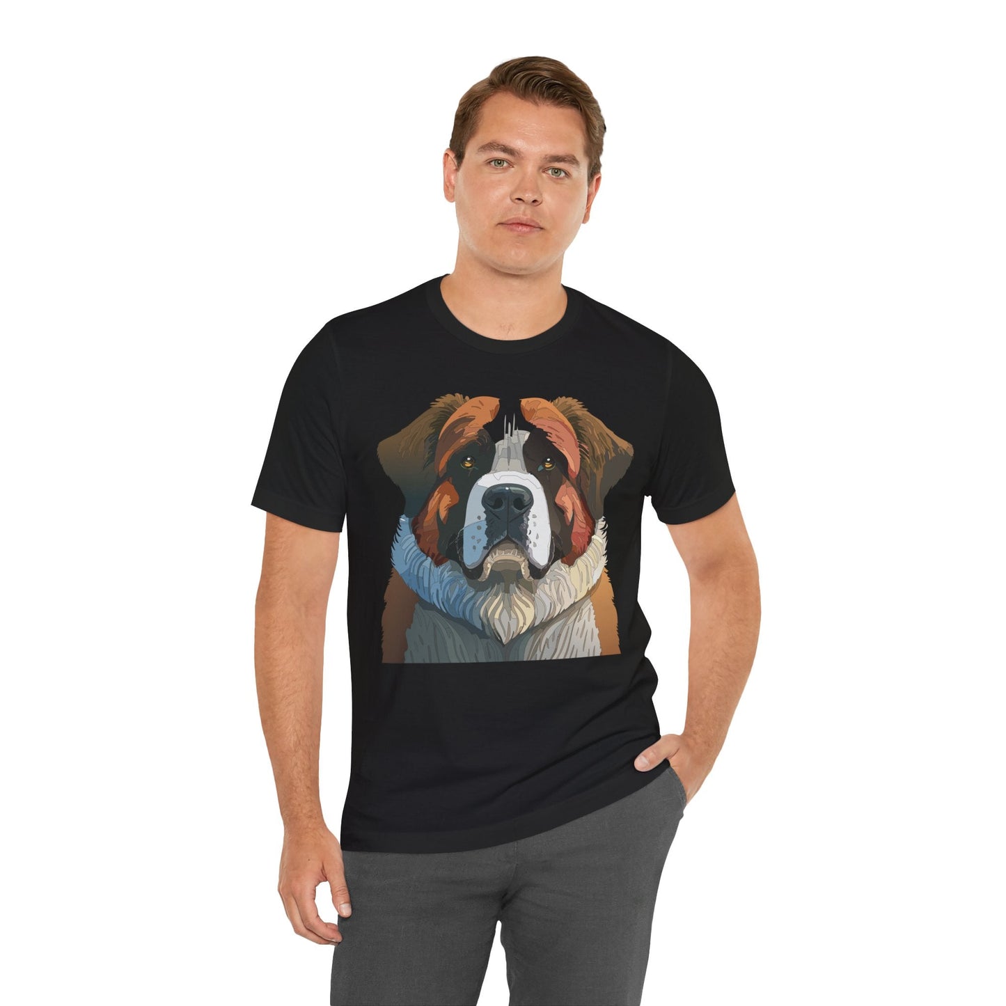 Unisex Animal Shirt Art Design Tee With Wild Animals Print Casual Comfort Wear Everyday Style
