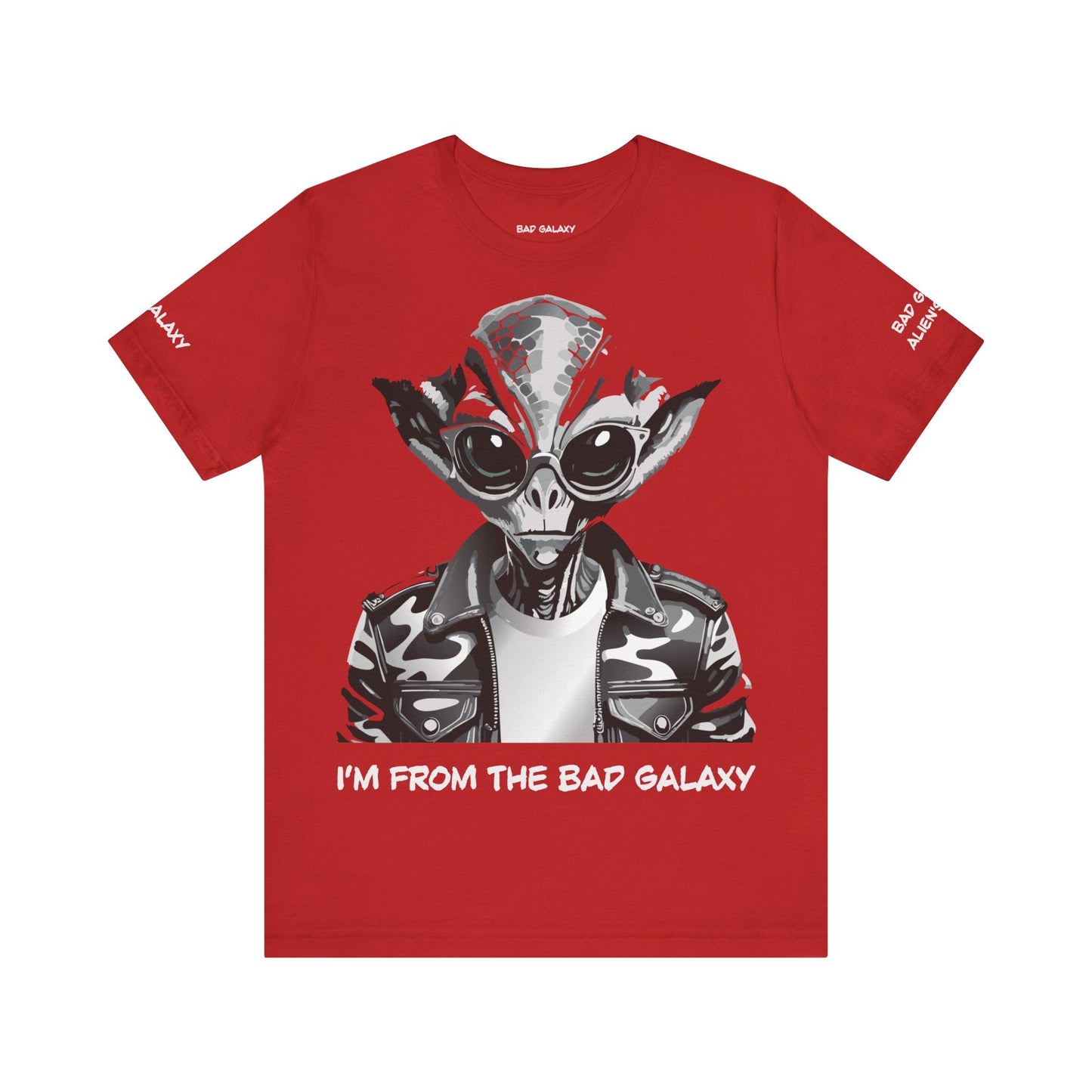Alien T Shirt From Bad Galaxy Made To Order 100 Cotton Eco Friendly Inks Soft Comfortable