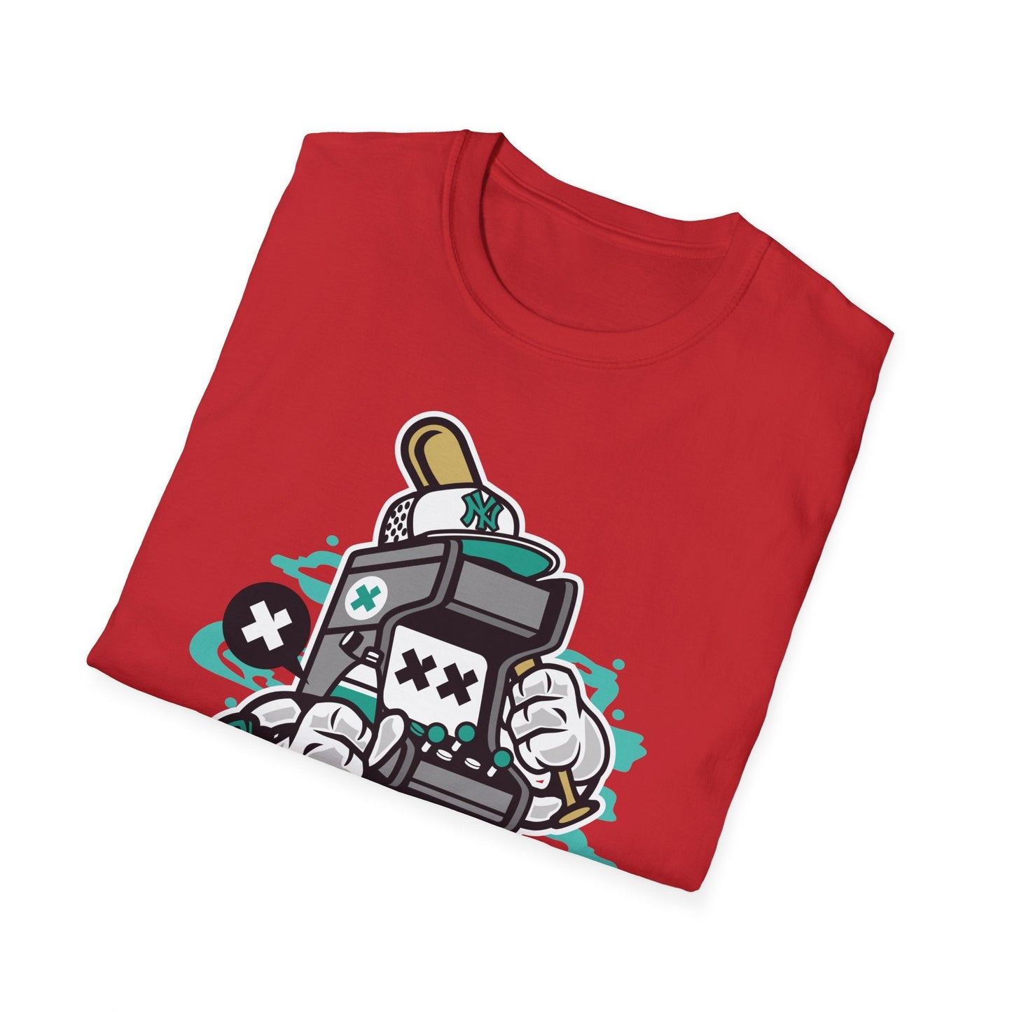 Unisex Gildan Softstyle Cartoon T Shirt Animation Design Funny Tee Ring Spun Cotton