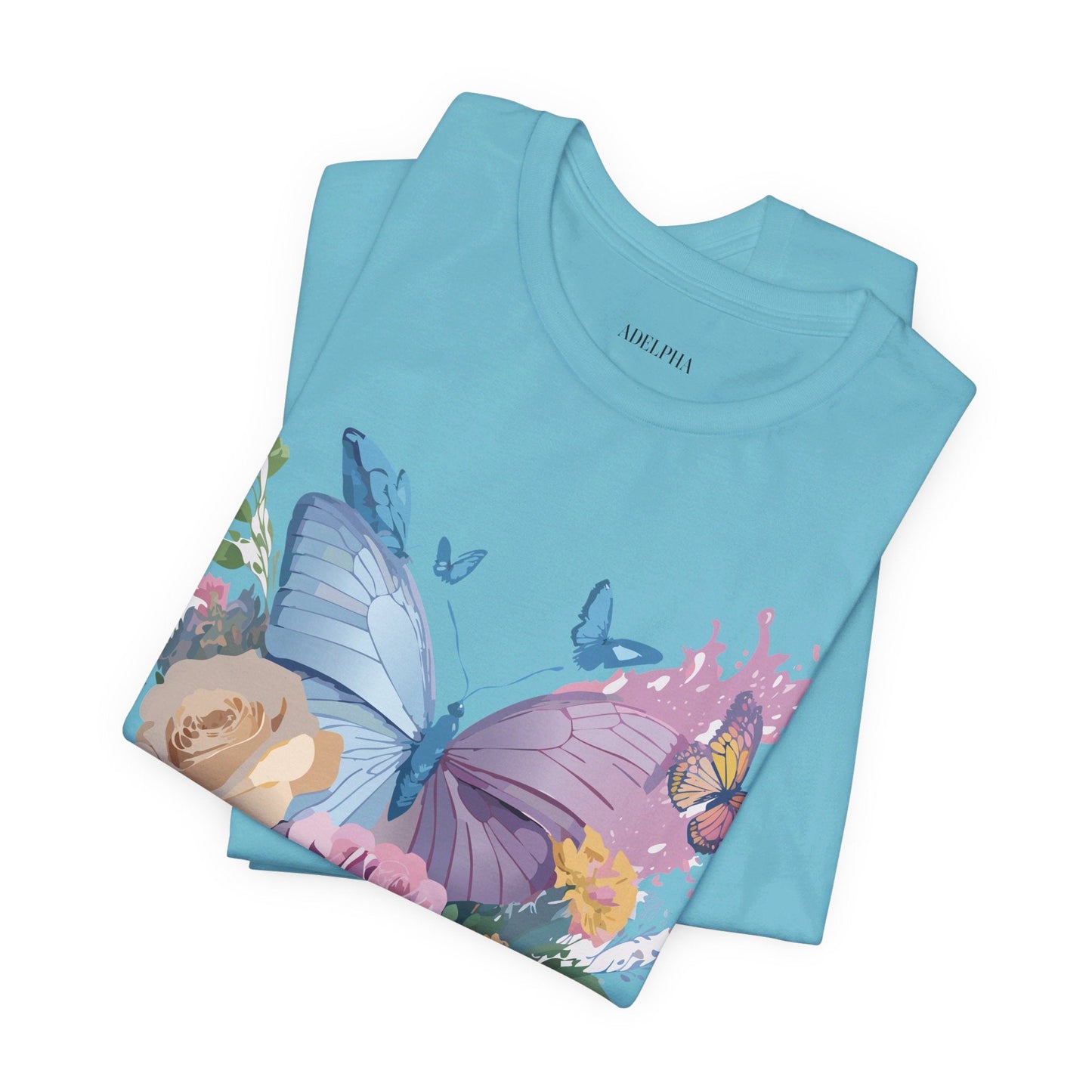 Butterfly Graphic Tee Unisex Jersey Short Sleeve Shirt Adelpha Art Design