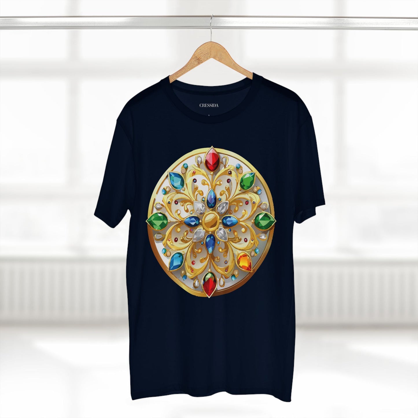Medallion Graphic T-Shirt Unisex 100 Cotton With Gold Art Design Medal Tee 3