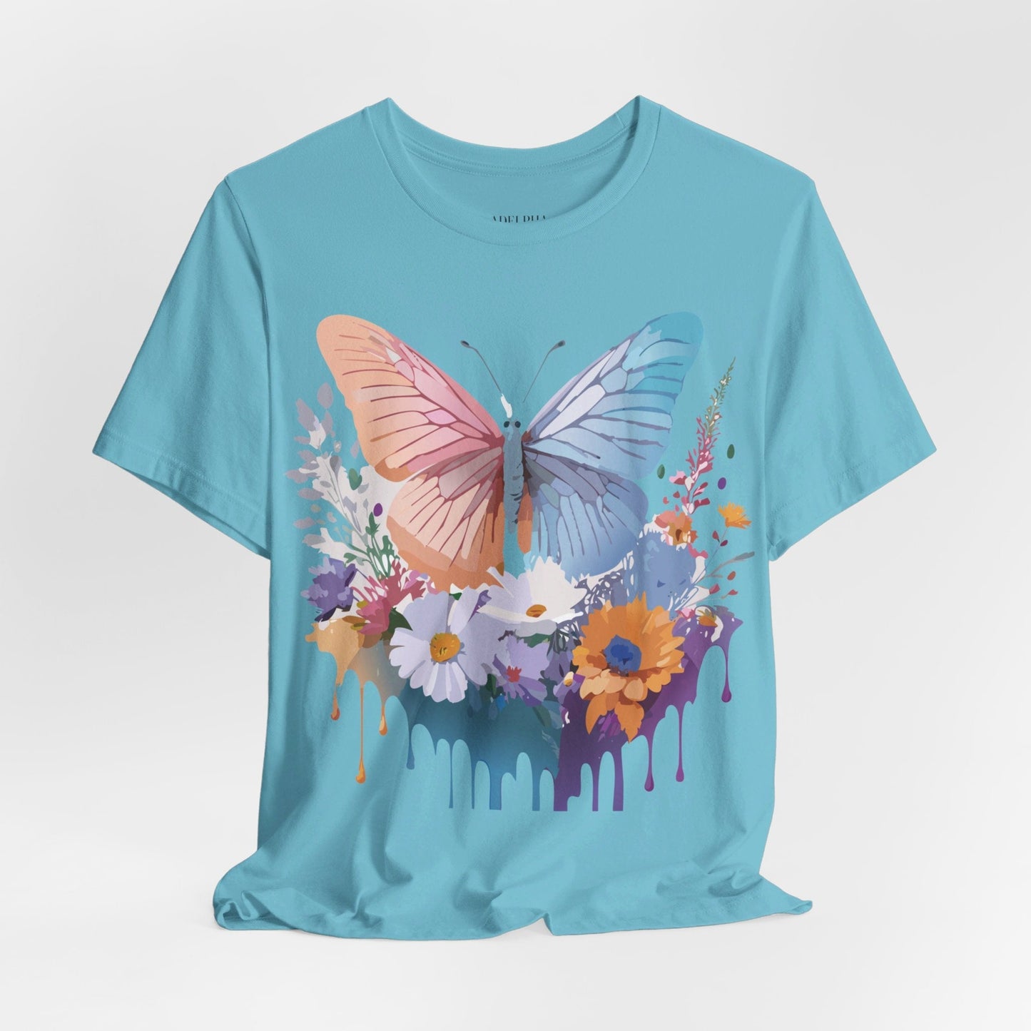 Butterfly Graphic T Shirt Unisex Adelpha Artwork Tee Vintage Style