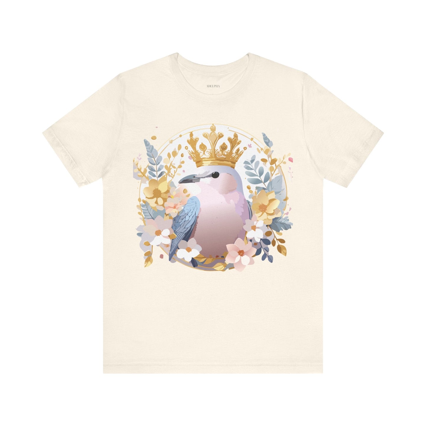 Adelpha Medallion Graphic Tee Unisex Short Sleeve Vintage Inspired Artwork Shirt