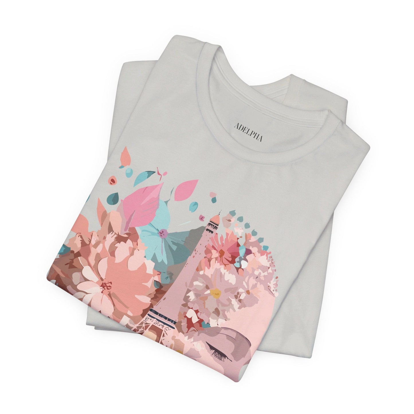 Paris Tourist Shirt Unisex Graphic Tee Featuring Adelpha Vintage Art Design Premium Comfort