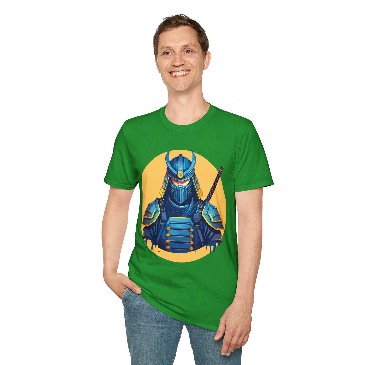 Samurai Shirt Unisex Softstyle T Shirt 100 Percent Ring Spun Cotton Tee For Everyday Comfort