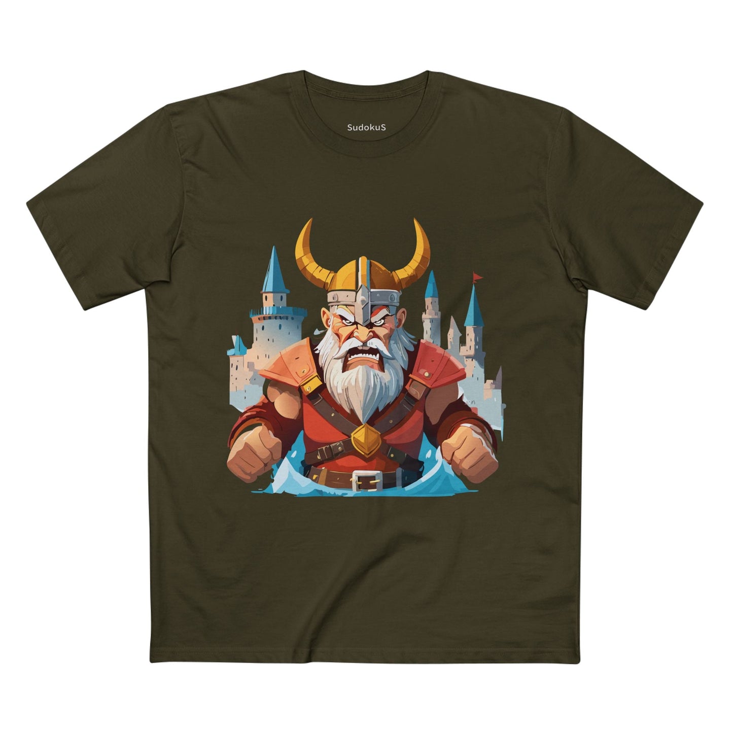 Viking Graphic Unisex 100 Cotton Staple Tee 15