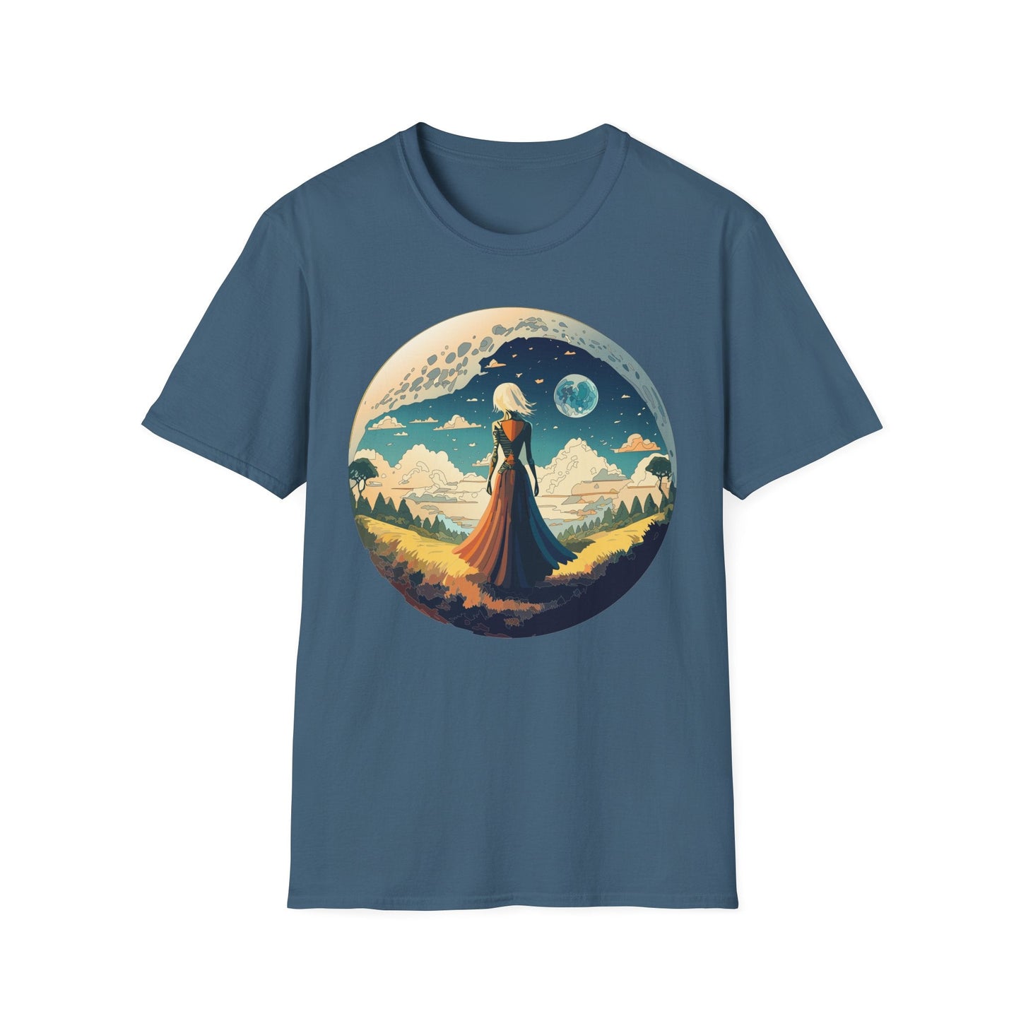 Womens Graphic T Shirts Art Design Tee Unisex Softstyle 64000 Cotton Tee Comfortable Everyday Wear