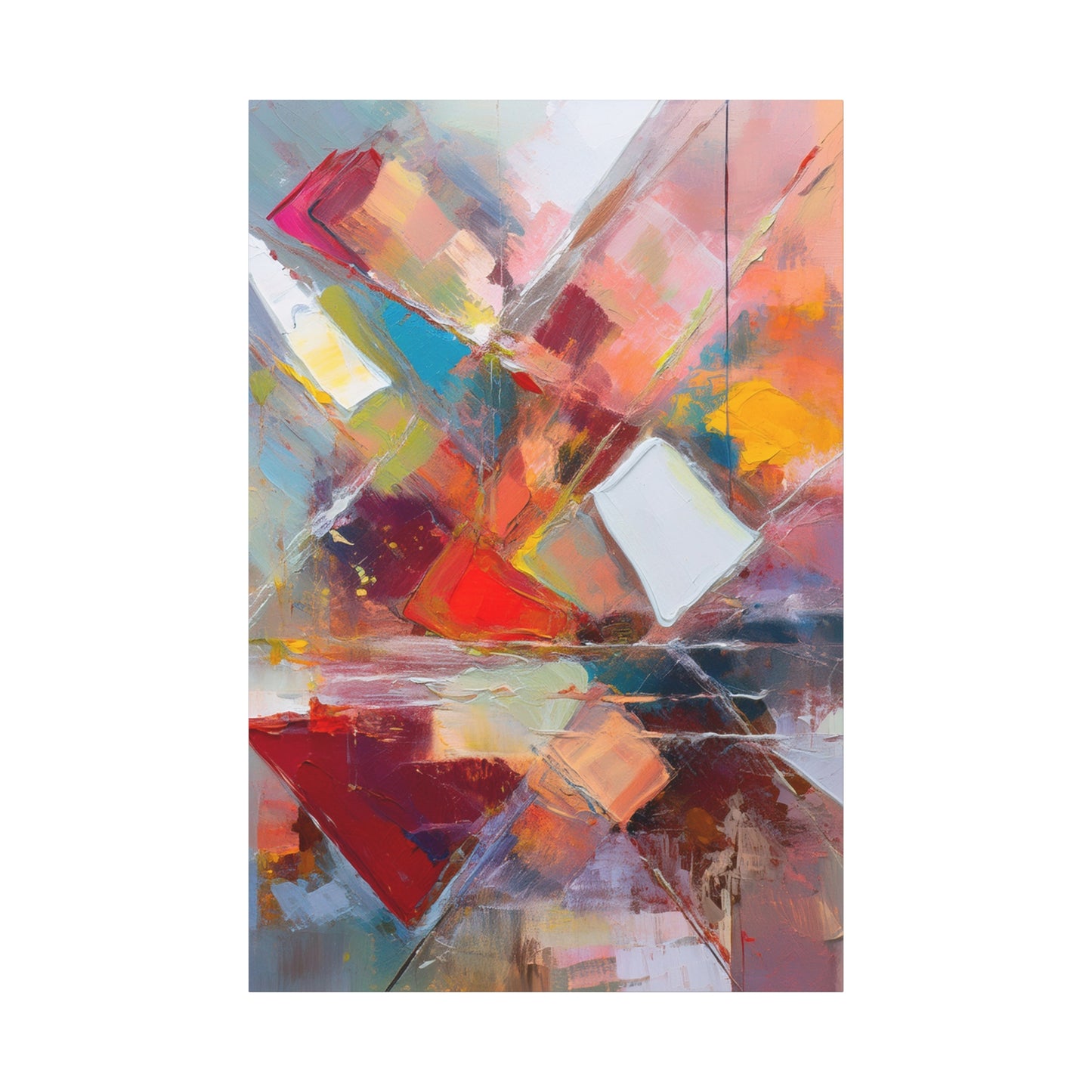 Abstract Oil Painting Print Canvas 20x24,20x30,24x30 24x32,24x36,30x40 32x48,36x48,40x60 Pine-Wood Inner Frame ABS-180