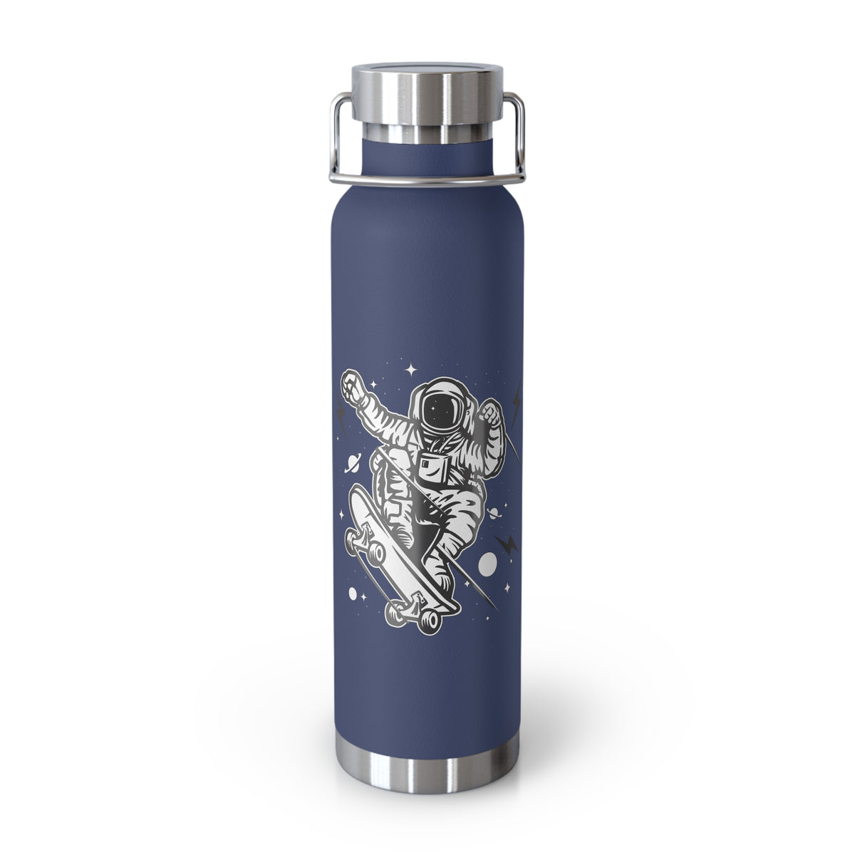 22oz Copper Insulated Water Bottle with Cartoon Design - CV52