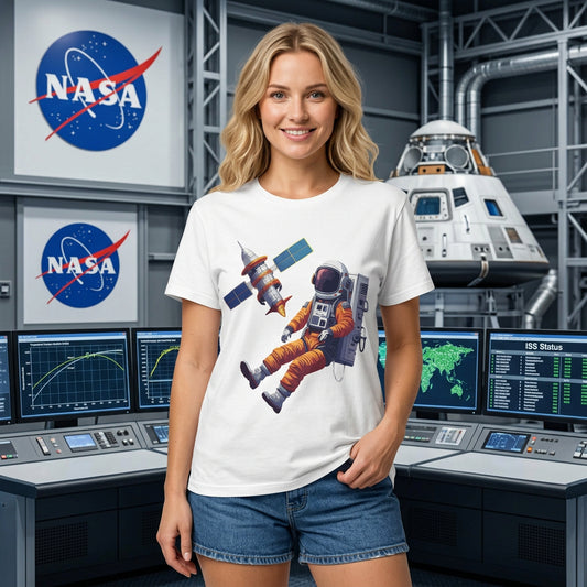 Cosmos Astronaut Graphic Tee Staple Unisex 100 Cotton Tee Shirt - CS-37