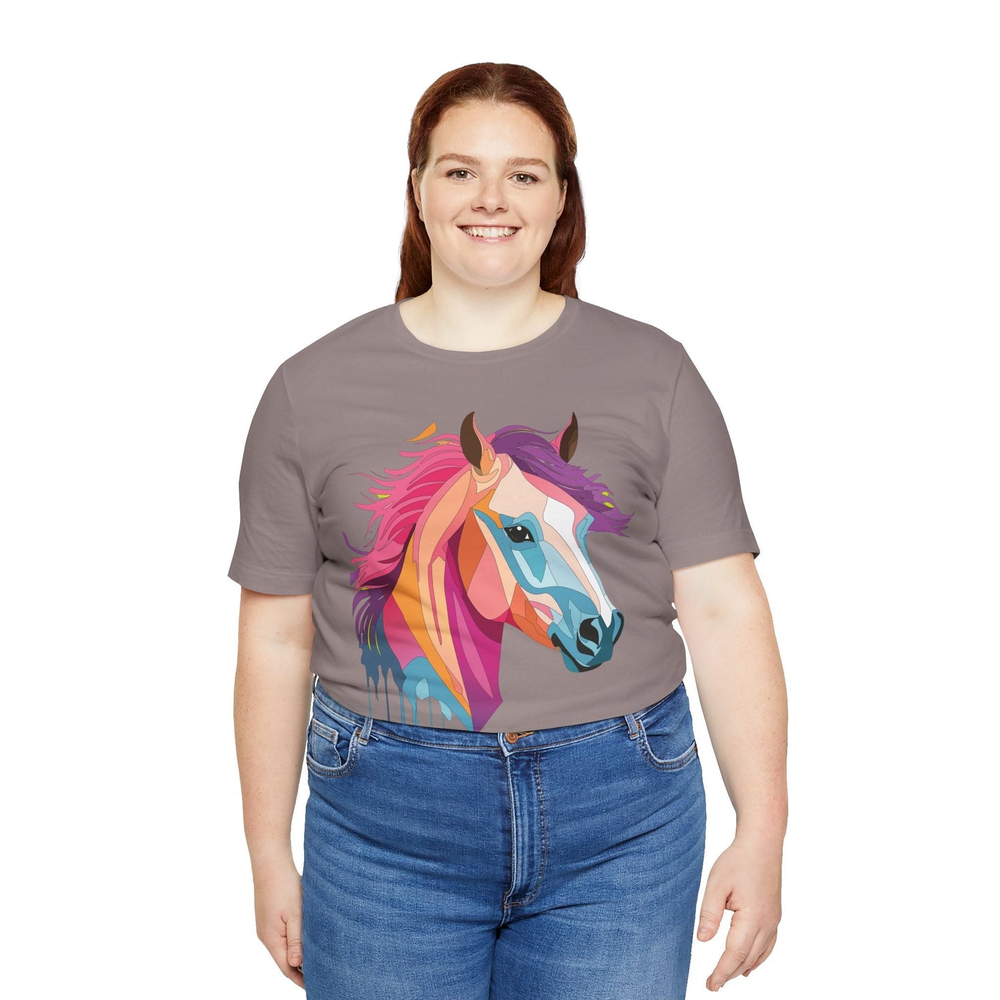 Unisex Animal Shirt Art Design Short Sleeve With Wild Animals Graphic Print Comfort Tee