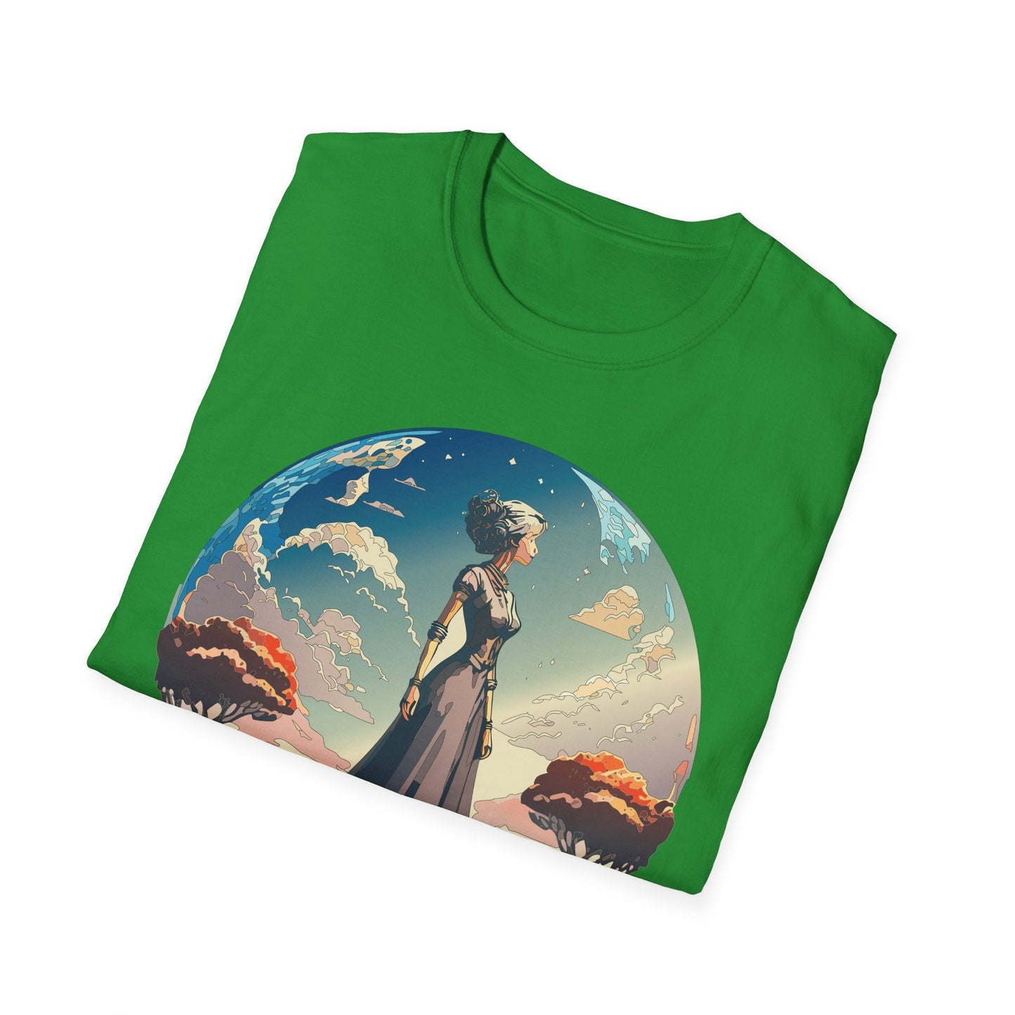 Womens Graphic T Shirt Art Design Tee Gildan Softstyle 64000 Unisex Cotton Short Sleeve