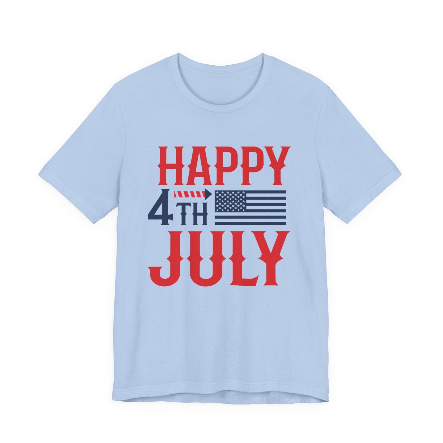 American Flag Graphic Unisex Cotton T-Shirt 011