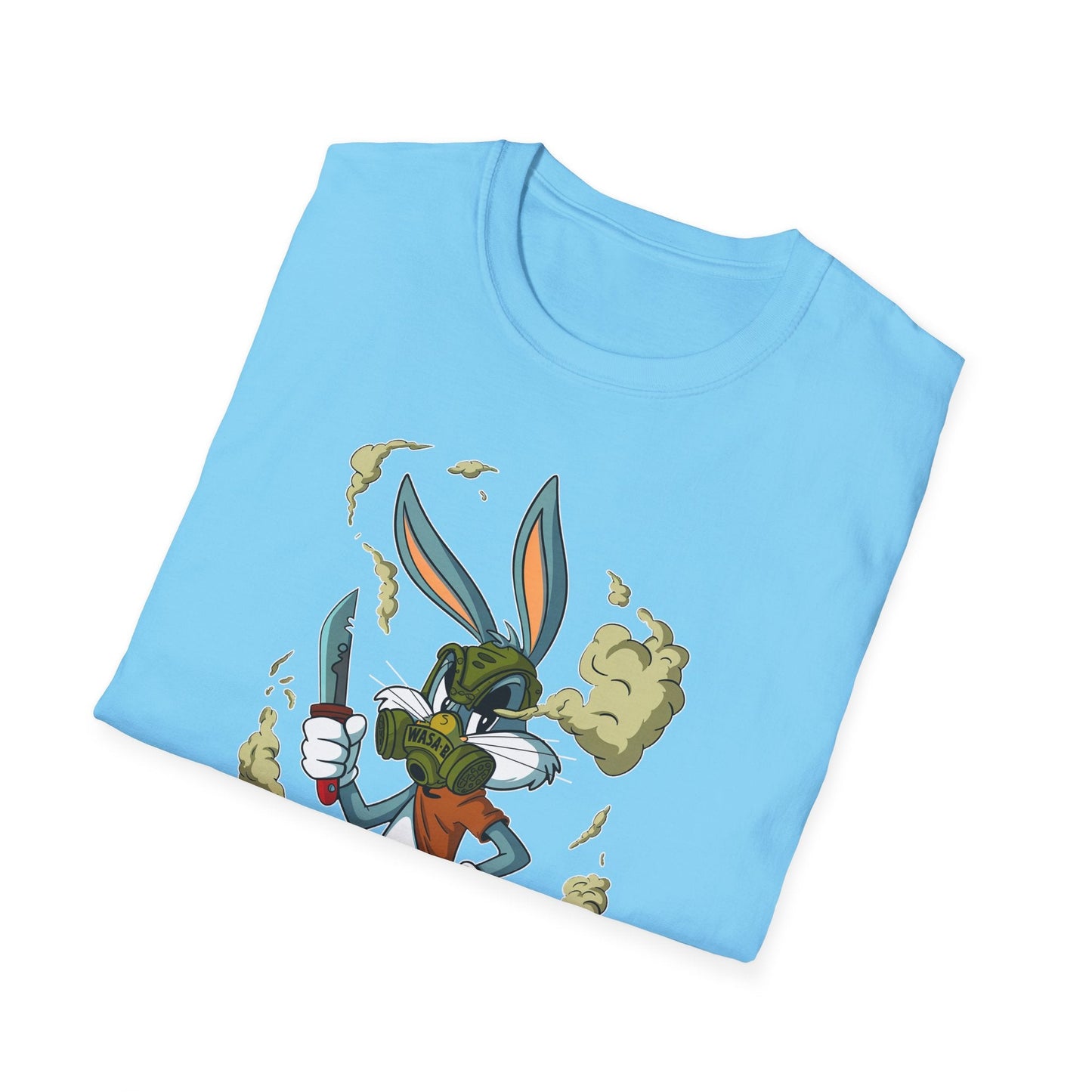 Bugs Bunny T Shirt Unisex Cartoon Graphic Tee Softstyle Gildan 64000 Short Sleeve