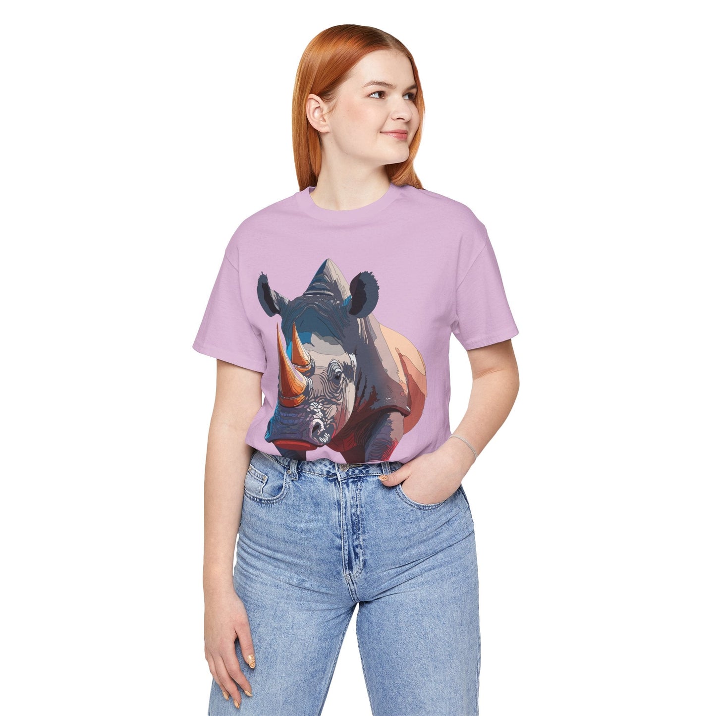 Unisex Animal Shirt Tee With Art Design Wild Animals Gildan Softstyle 64000 Graphic Tee