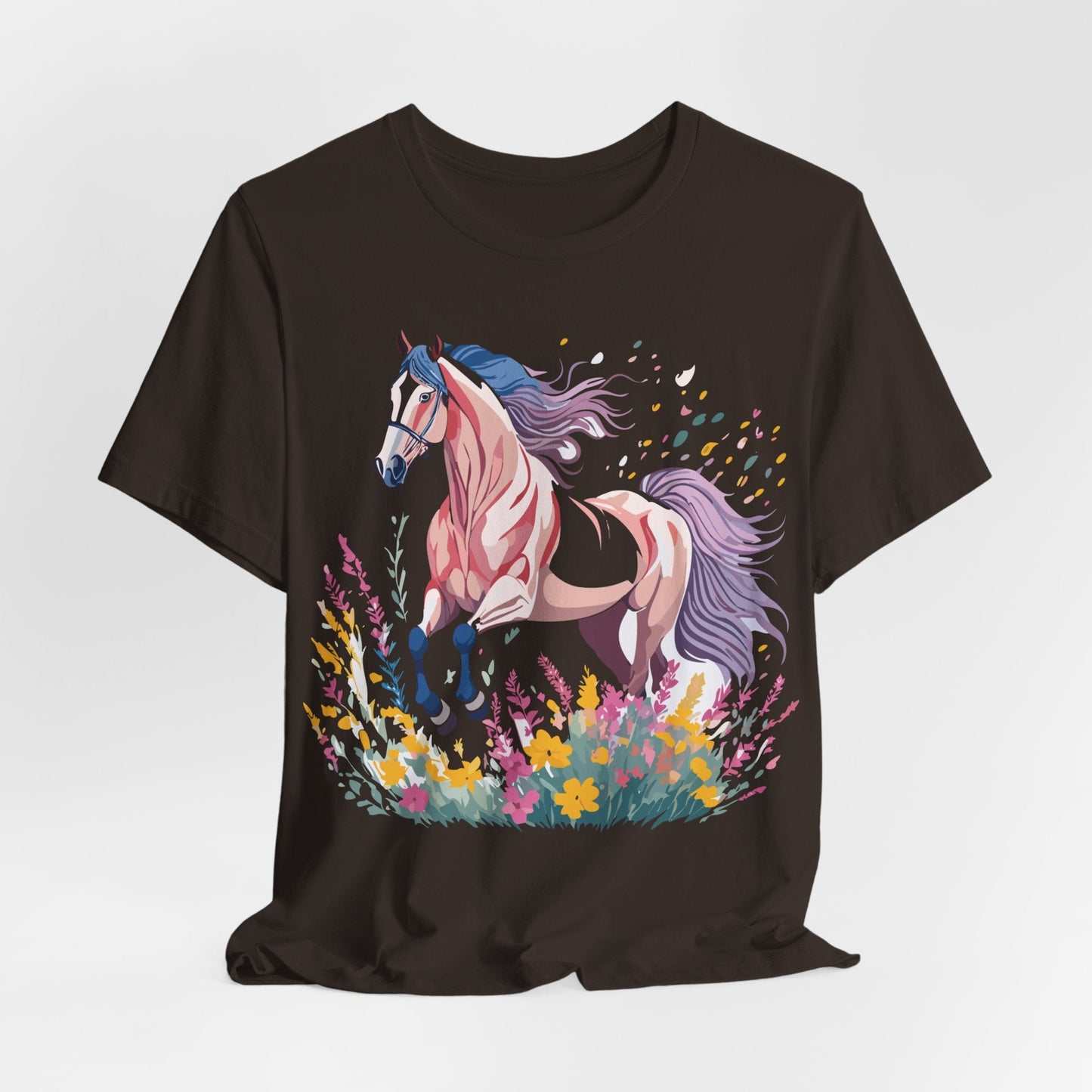 Horse Graphic Unisex 100 Cotton Vintage Animal Art T-Shirt 6