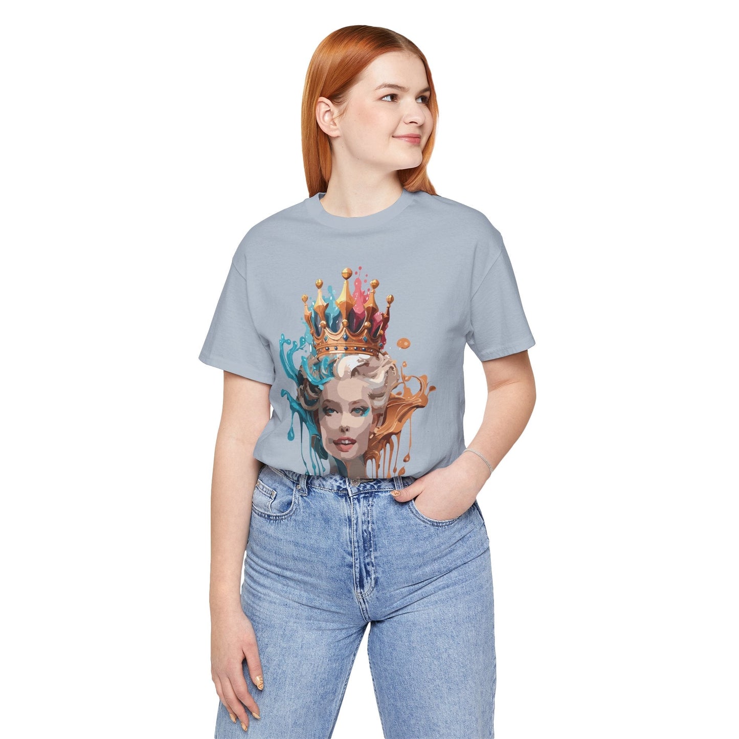 Queen Woman Portrait Graphic Unisex 100 Cotton Vintage Artwork Tee 28