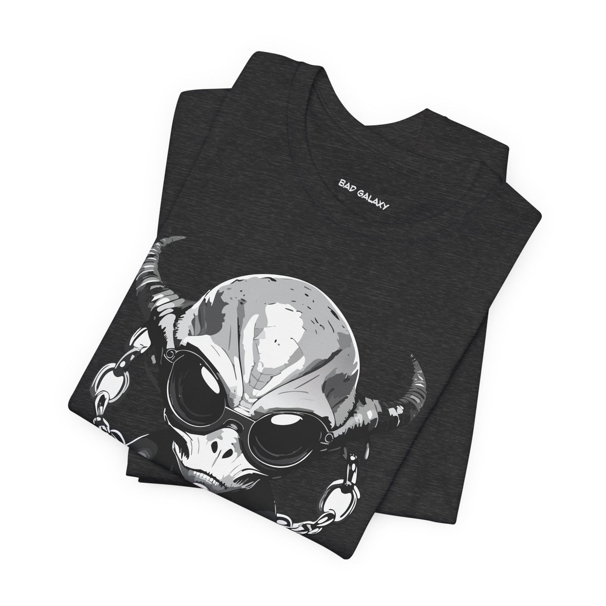 Alien Graphic Unisex Cotton Bella+Canvas Tee with Art Design b68