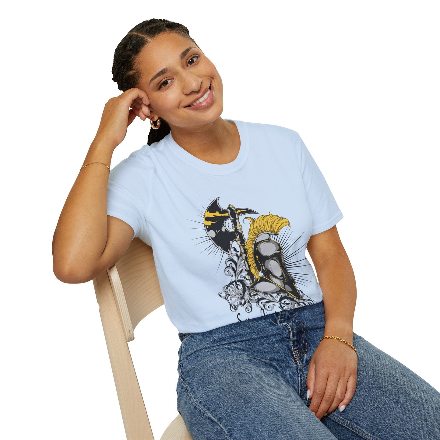 Unisex Art Graphic Shirt 100 Percent Ring Spun Cotton Softstyle Tee For Everyday Comfort And Style