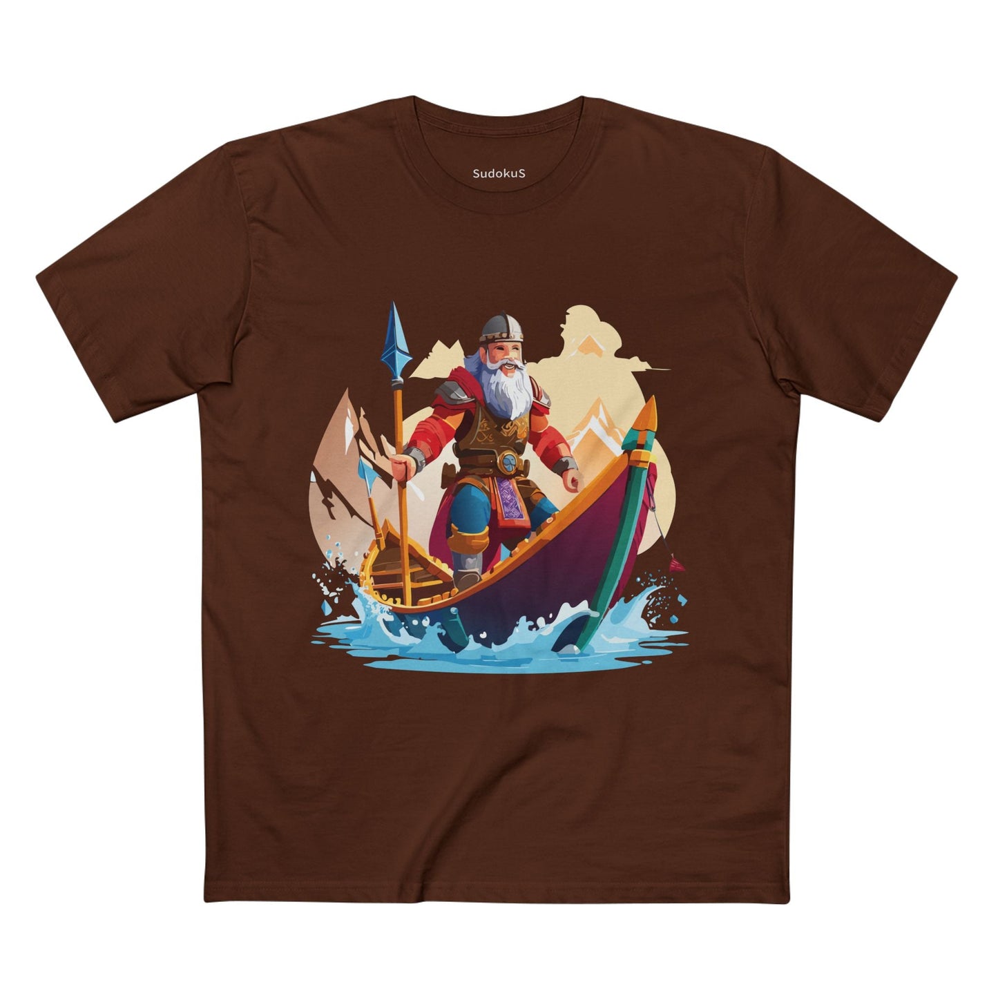 Viking Graphic Unisex 100 Cotton Staple Tee 6