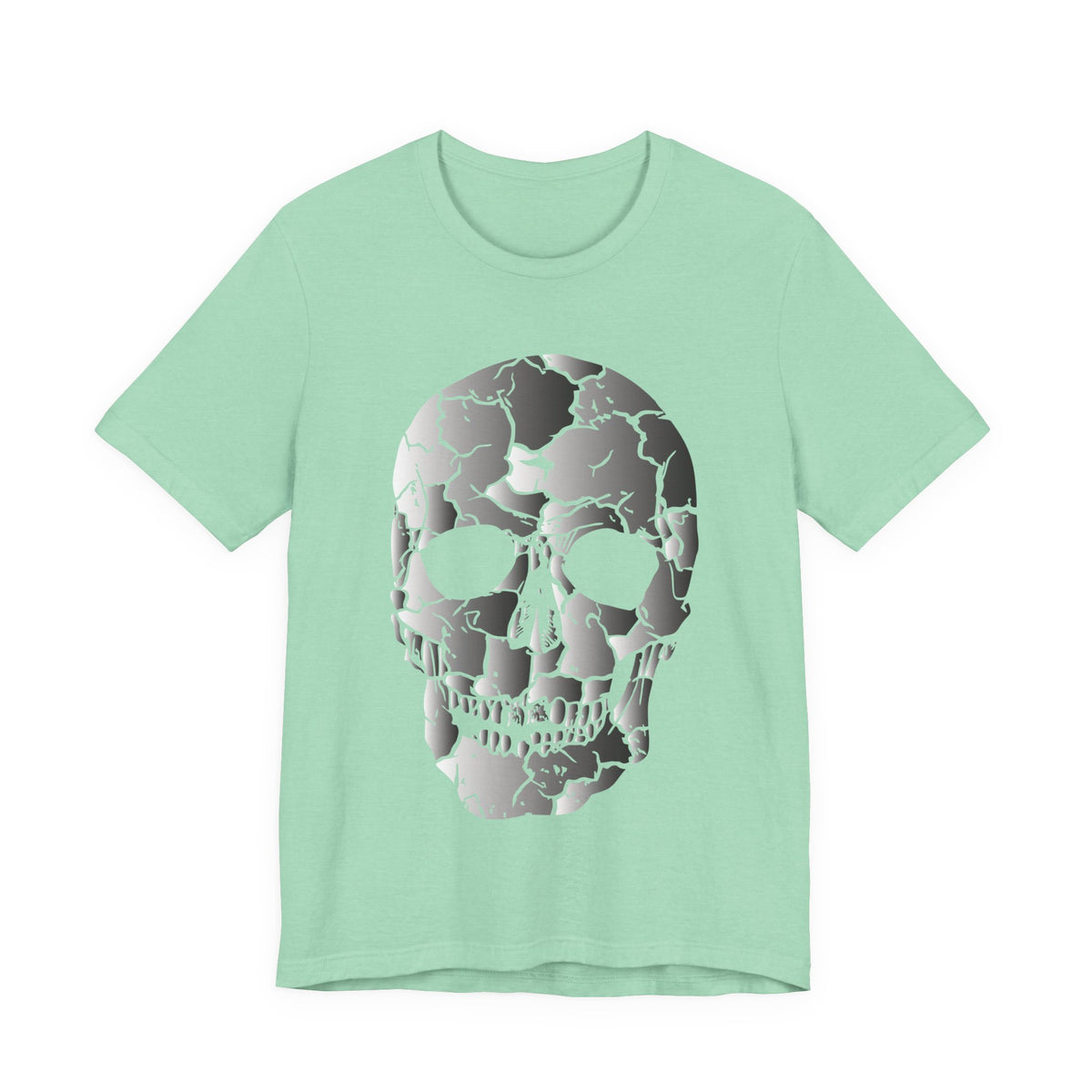 Camiseta unisex de algodón con calavera
