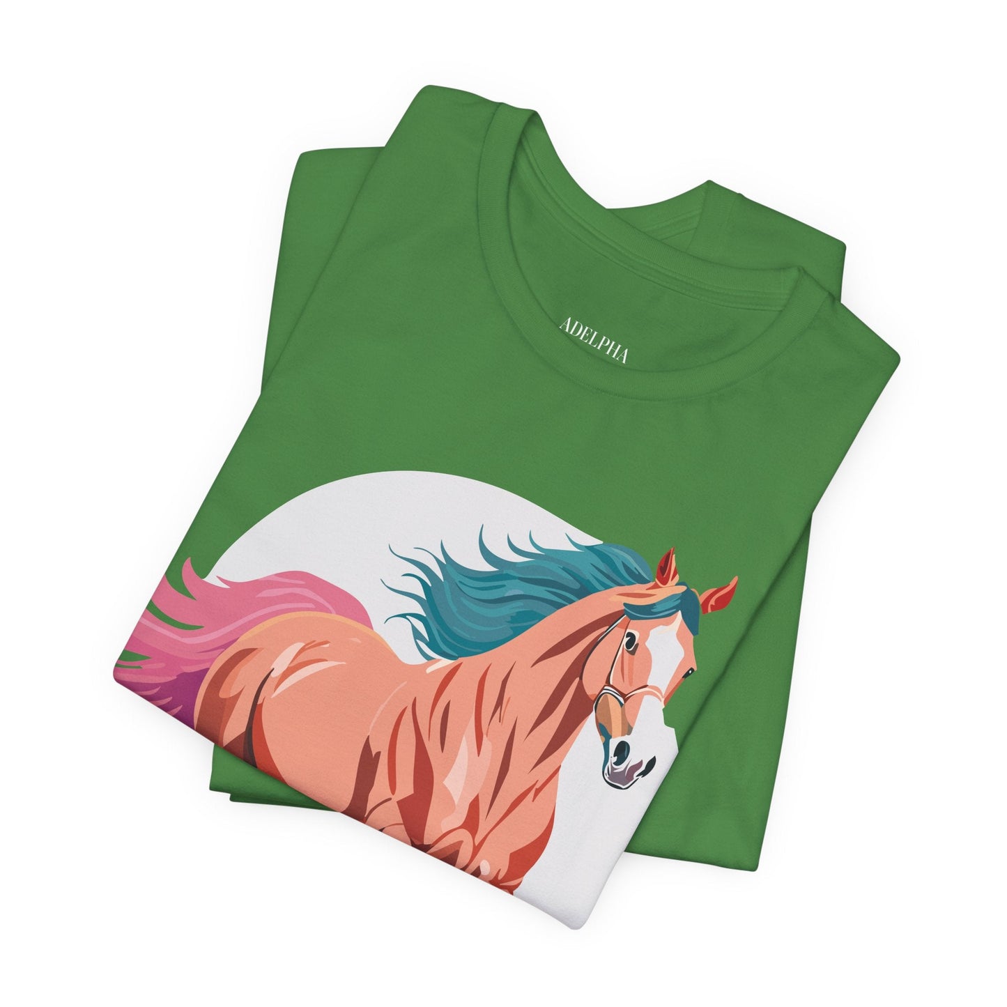Horse Graphic T Shirt Unisex Adelpha Vintage Inspired Art Design Tee For Everyday Wear