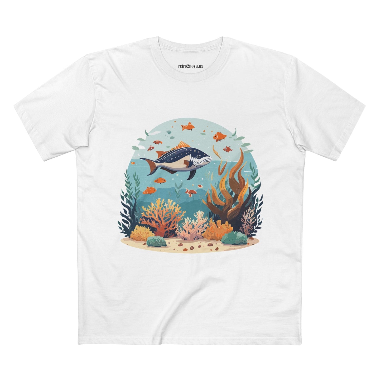 Ocean Pacific Ocean Shirt Unisex Premium Cotton Tee With Original Art Design Retro2Nova