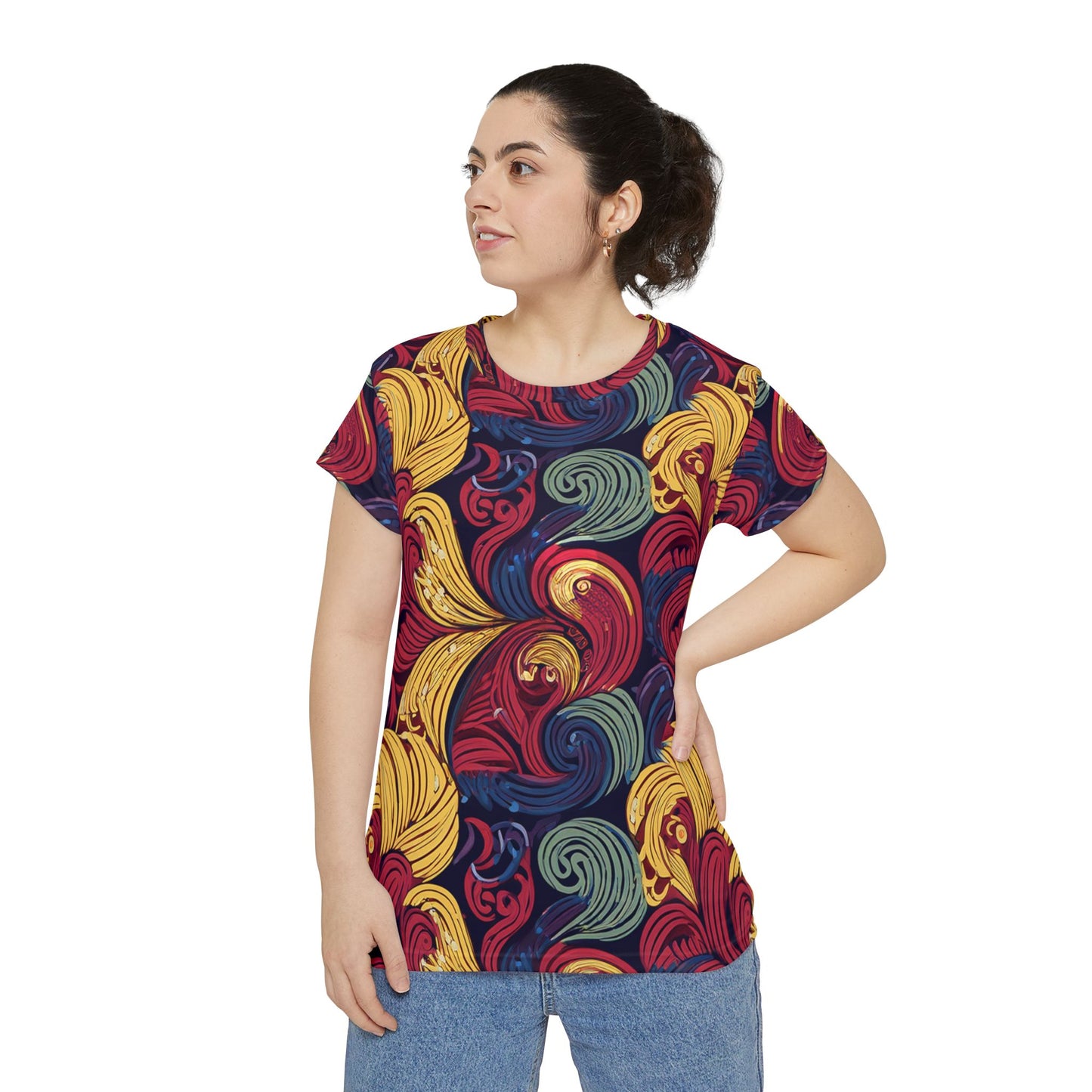 Abstract Print Shirt, Shirt with Abstract Print