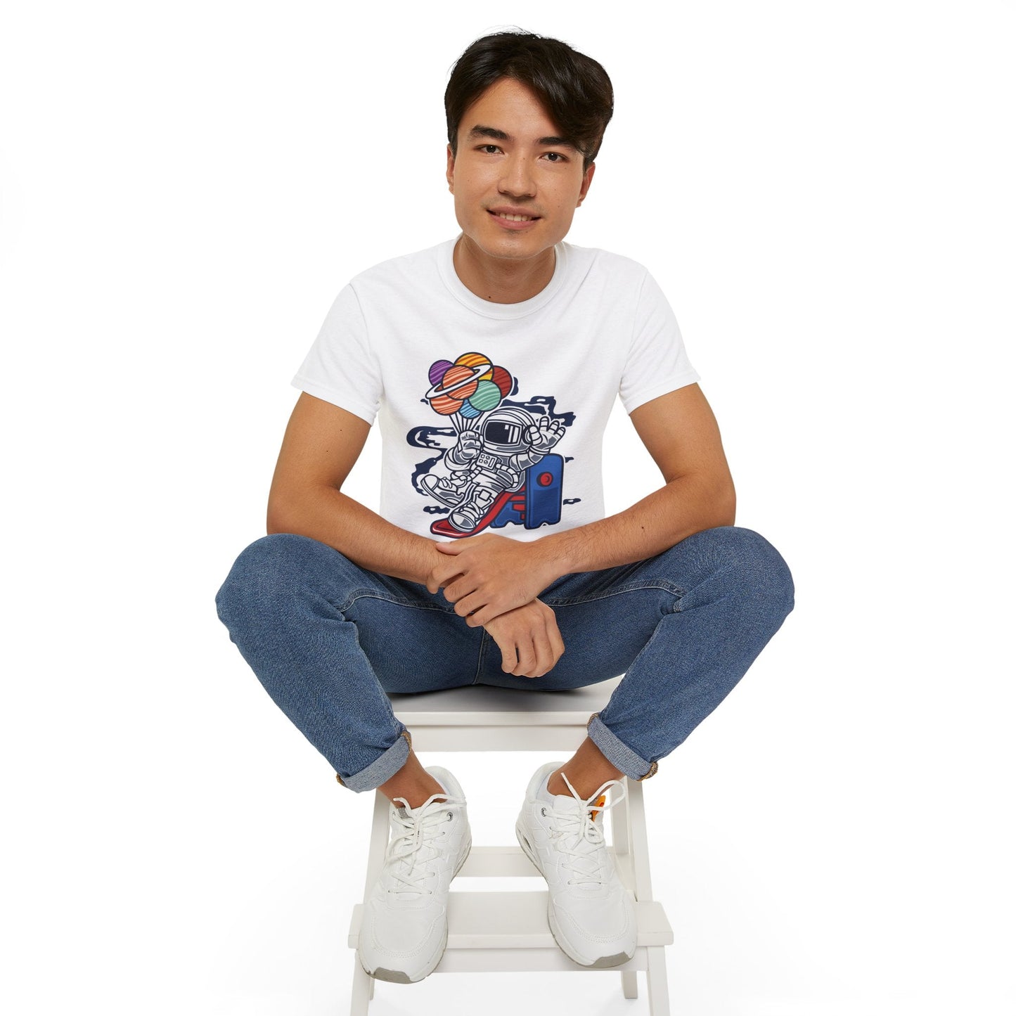 Astronaut Graphic Unisex 100 Cotton Tee 5