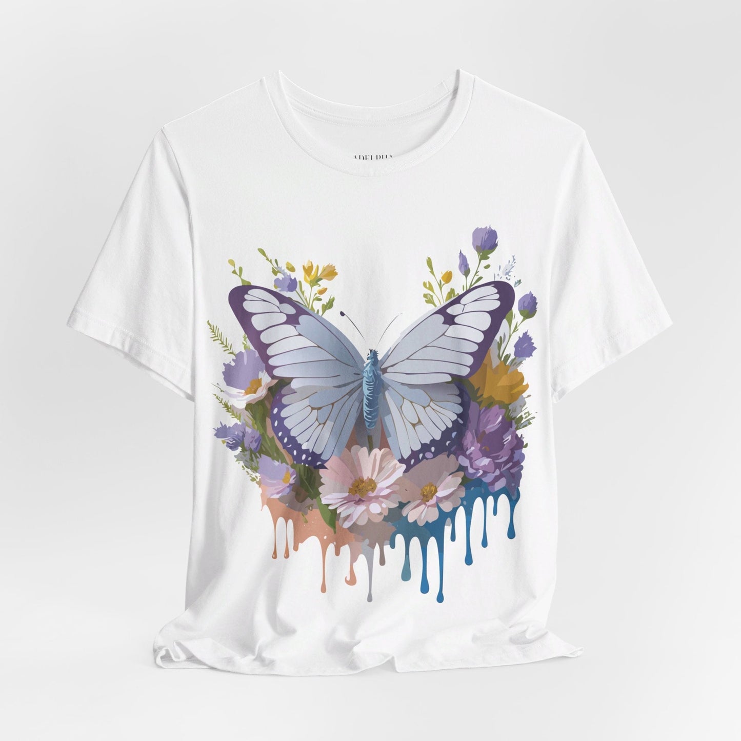 Adelpha Vintage Inspired Graphic Tee Unisex Short Sleeve Shirt