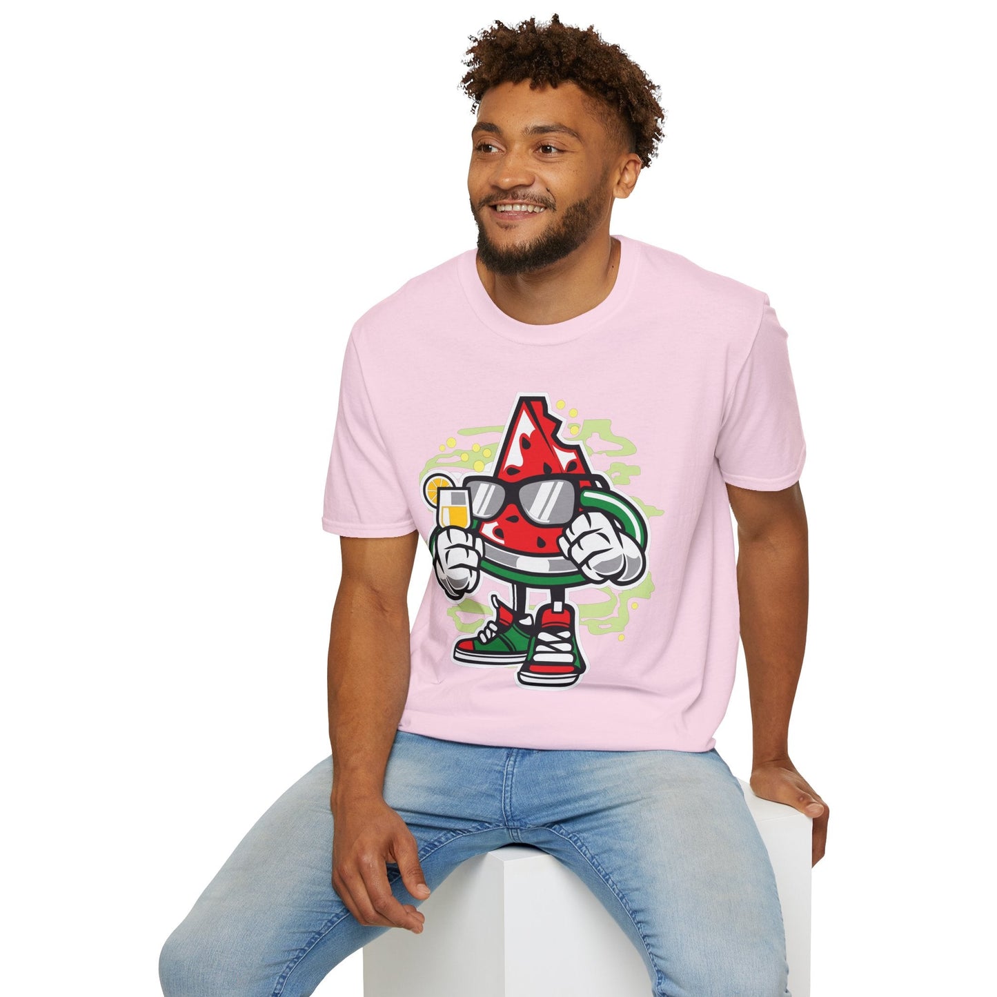 Cartoon T Shirt Animation T Shirt Funny Tee Shirt Unisex Gildan Softstyle 64000 Artwork