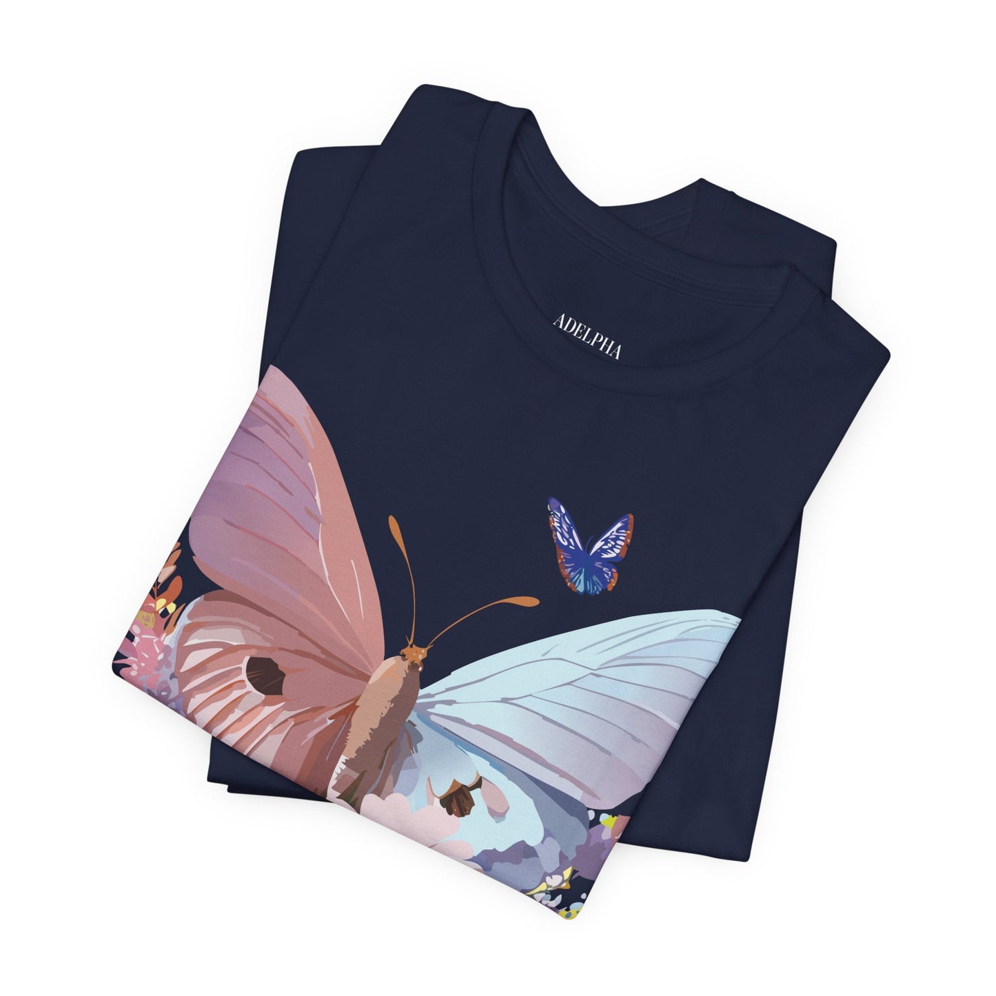 Butterfly Graphic Tee Unisex Jersey Short Sleeve Artwork By Adelpha